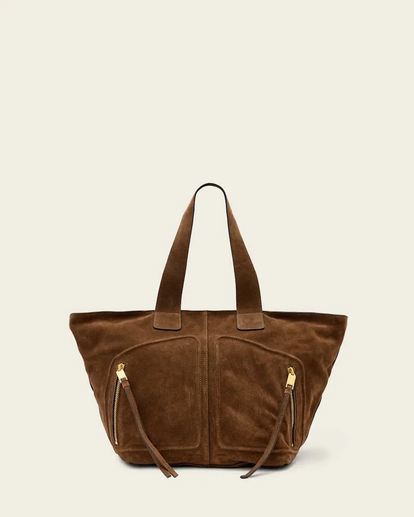 JEAN REY SUEDE TOTE BAG - 1
