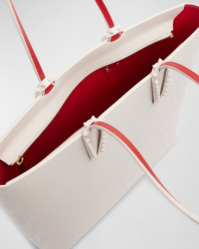 Christian Louboutin Cabata Zipped NS Tote in CL Monogram Leather outlook