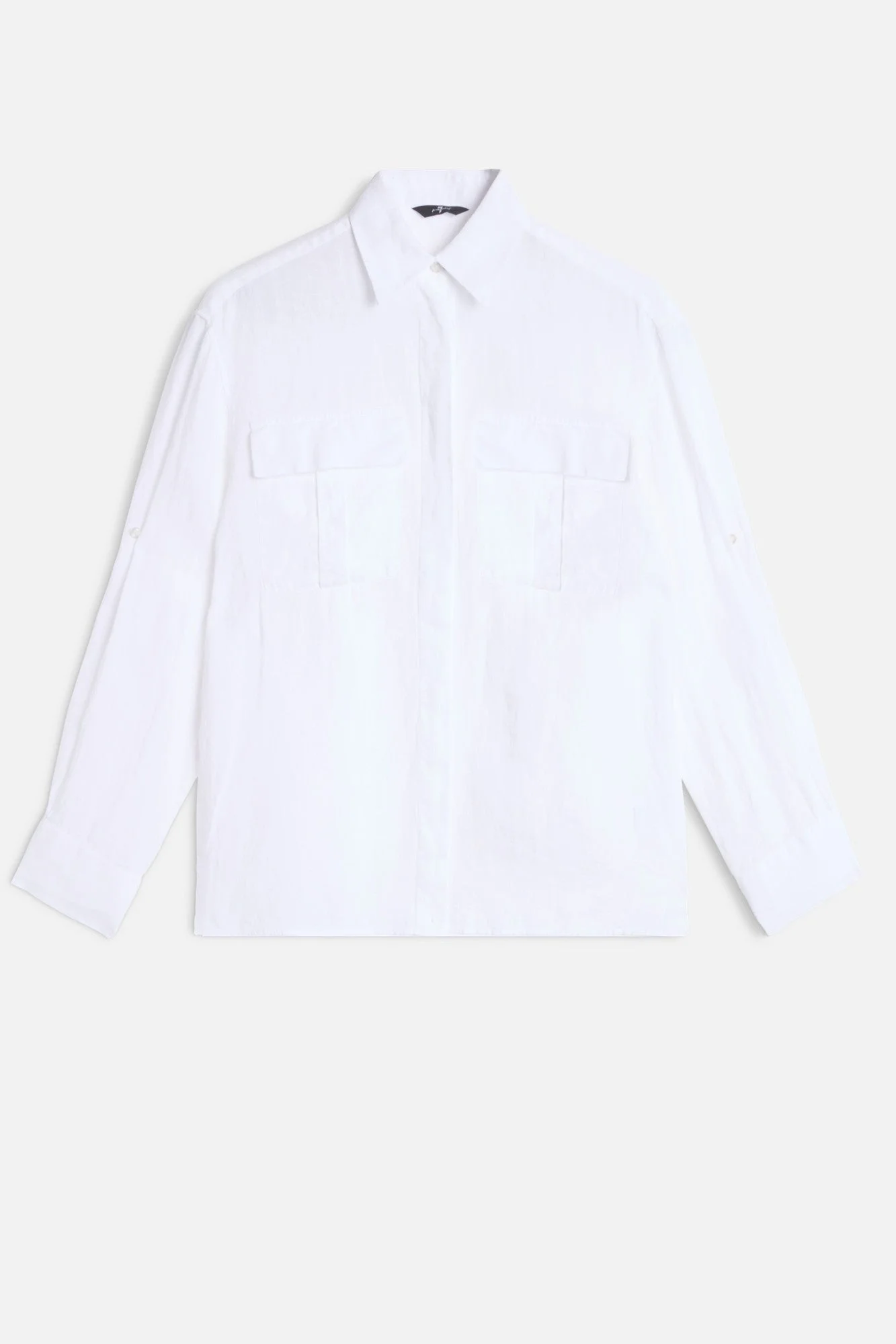 UTILITY LONG SLEEVE SHIRT in Linen White - 1