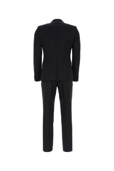 ZEGNA Black wool blend suit outlook