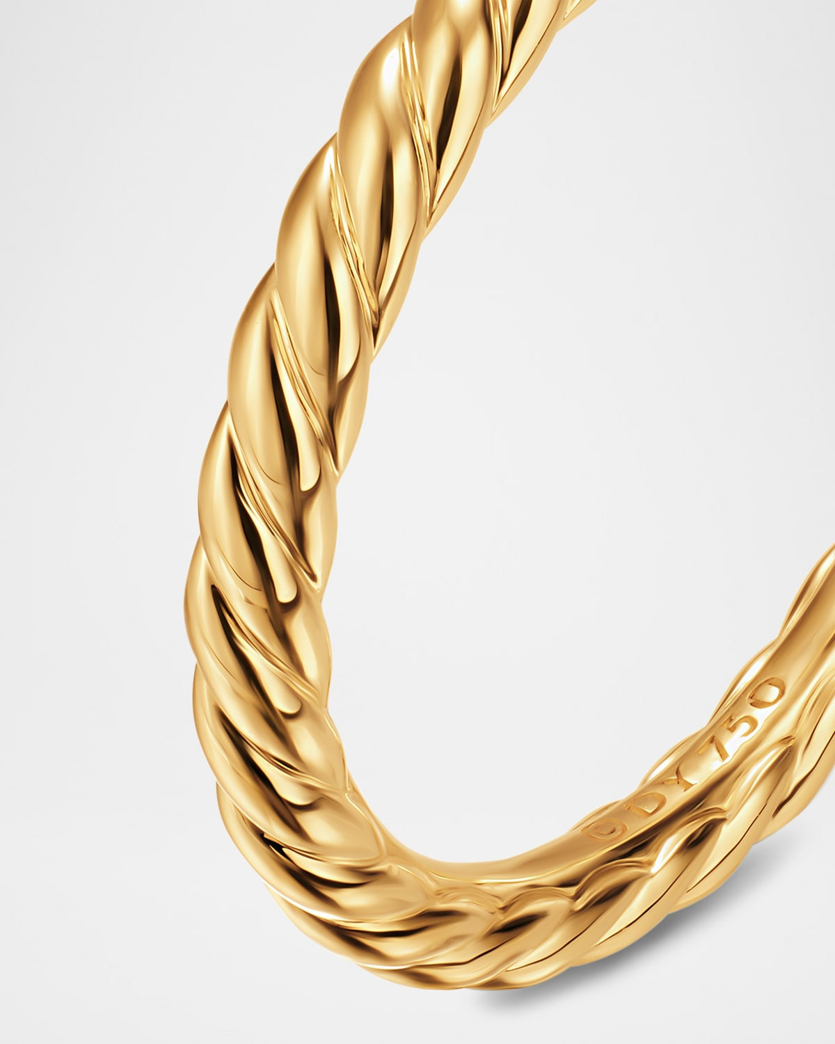 DY Unity Cable Ring in 18K Gold, 2mm - 4