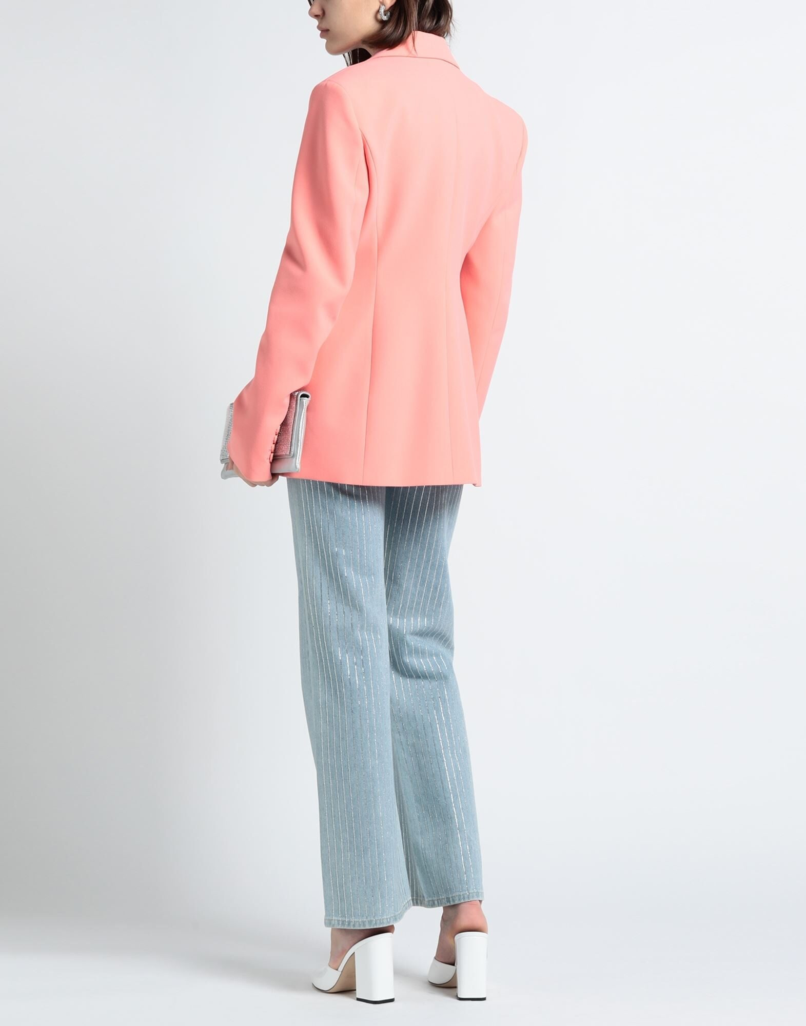 Salmon pink Women's Blazer - 4