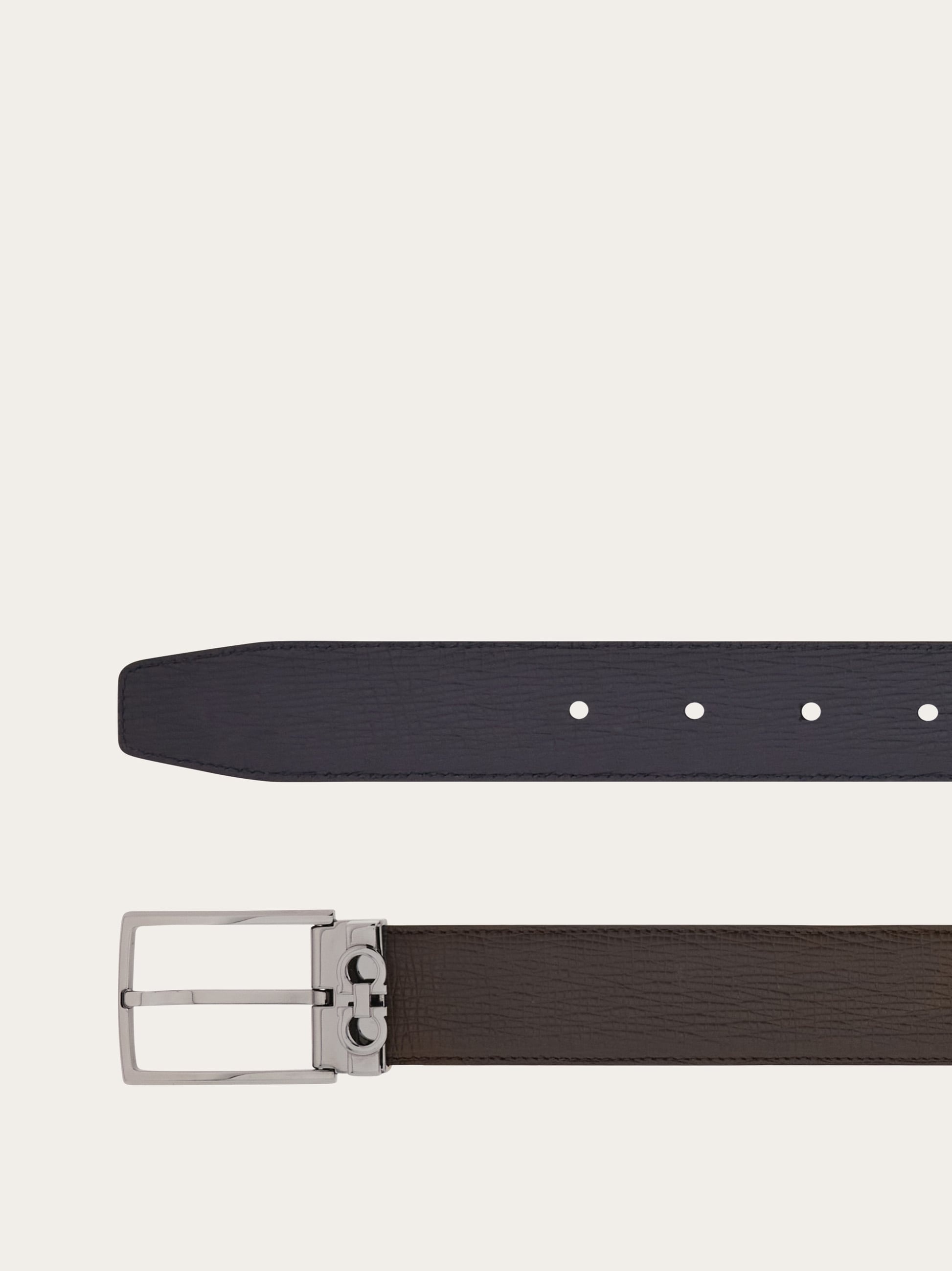 Reversible and adjustable Gancini belt - 2