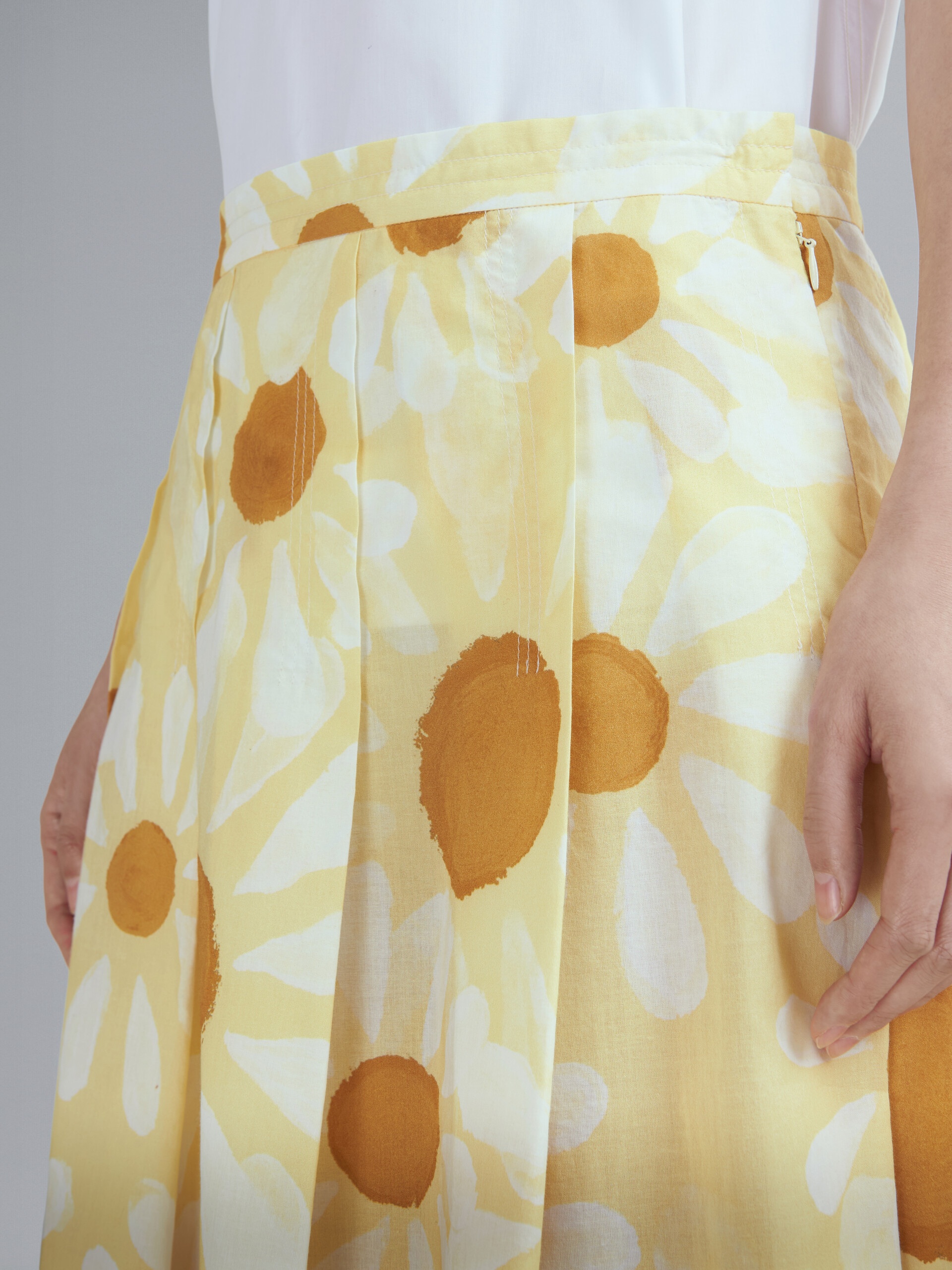 EUPHORIA PRINT COTTON VOILE SKIRT - 4