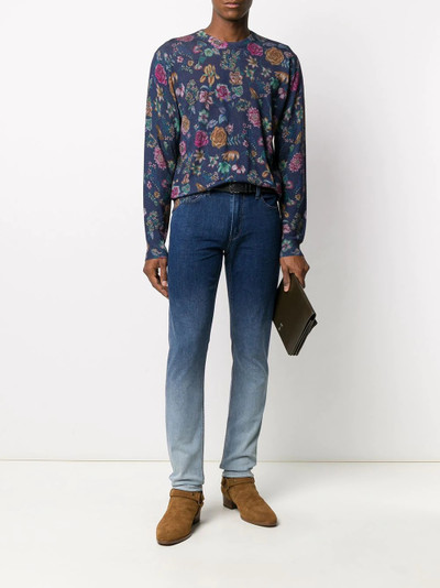 Etro floral print knit jumper outlook