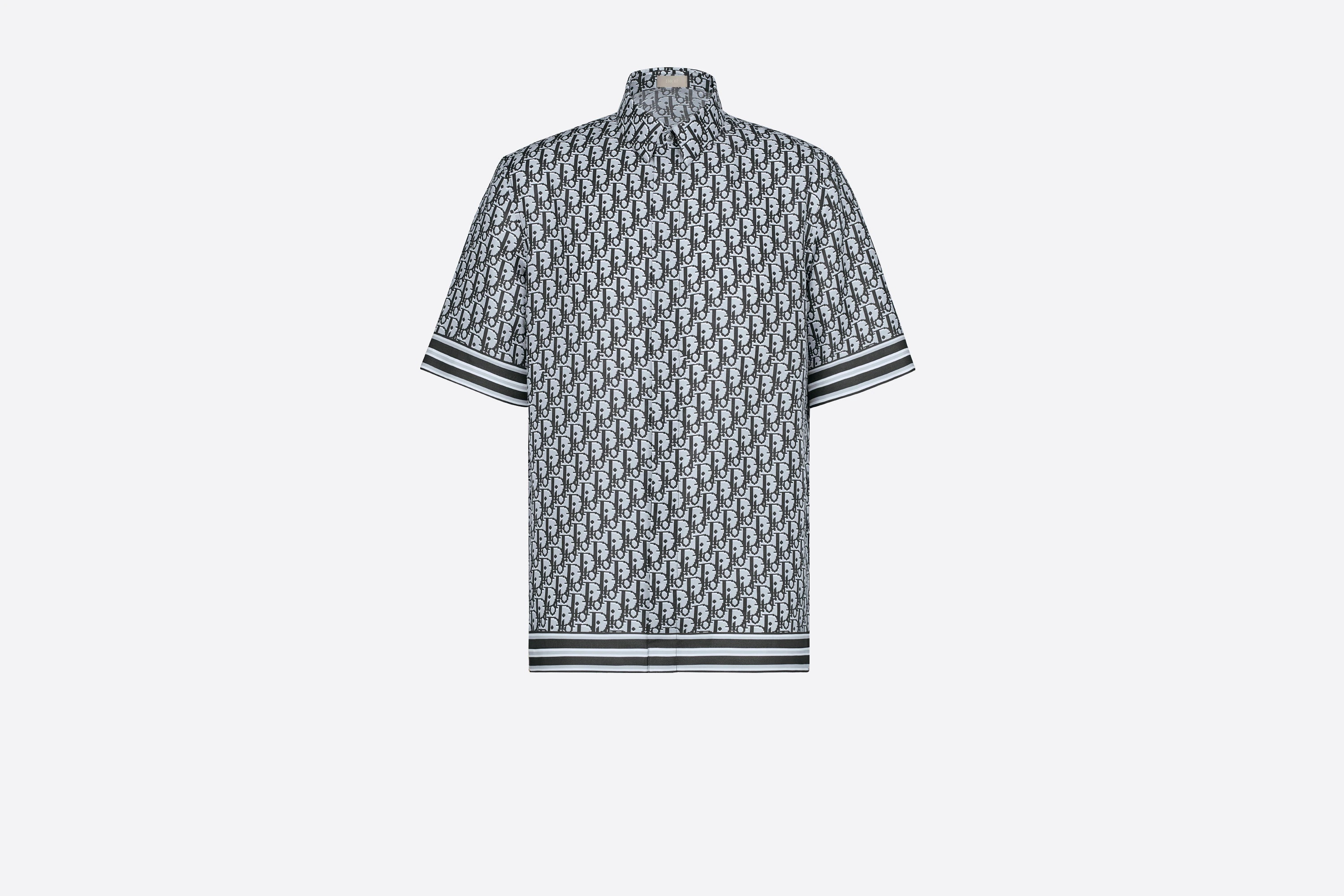 Dior Oblique Pixel Short-Sleeved Shirt - 1