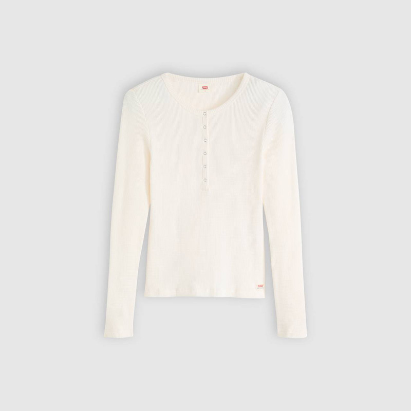 DRY GOODS WOMEN'S WAFFLE HENLEY 1