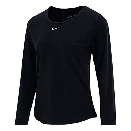 (WMNS) Nike Training Sports Ventilate Long Sleeve 'Black' DD0621-010 - 1