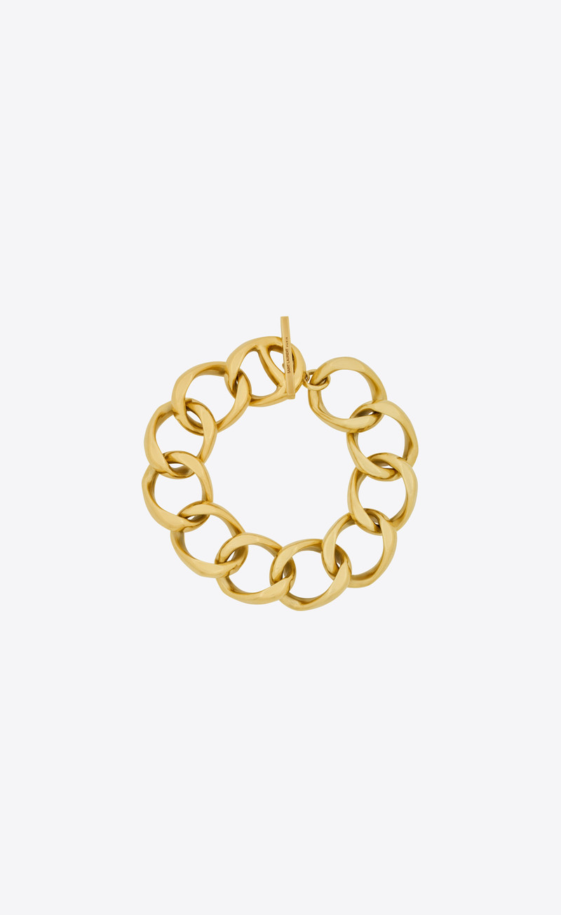 large chain bracelet in metal 1