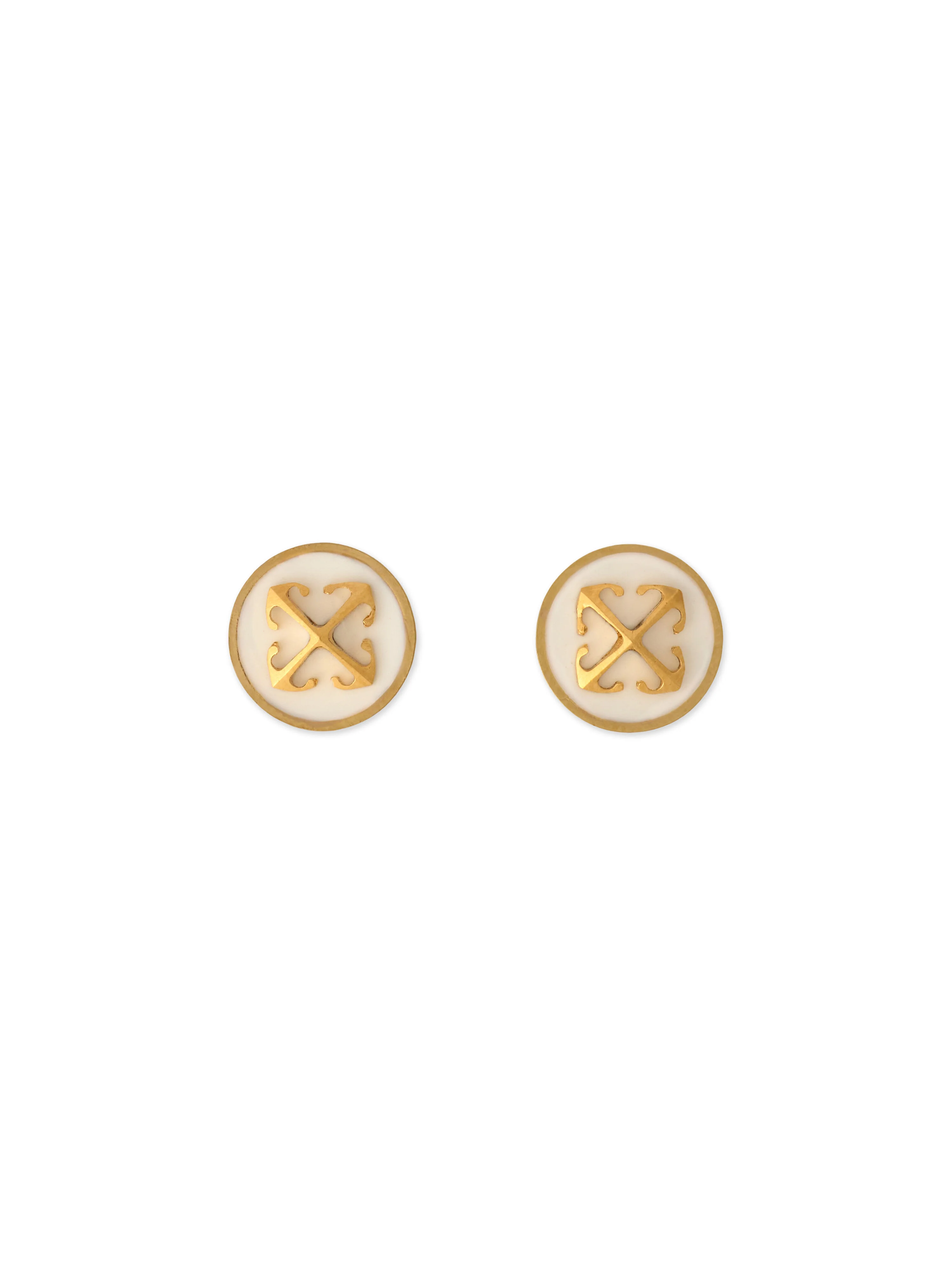 Round Arrow Earrings - 1