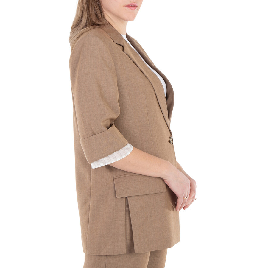 Victoria Beckham Single-Breasted Virgin Wool Jacket - 2