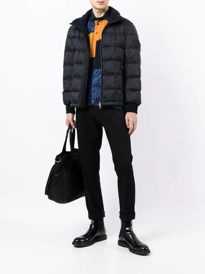 Etro zipped padded jacket outlook