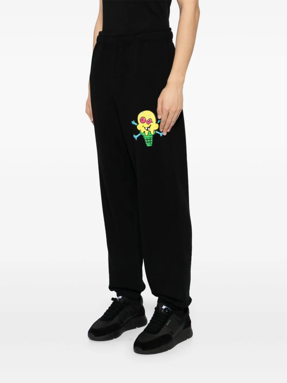 GRAPHIC-PRINT TRACK PANTS - 3
