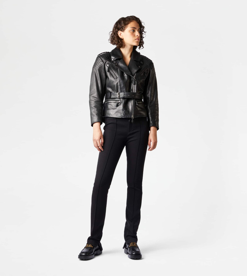 Tod's BIKER JACKET - BLACK outlook
