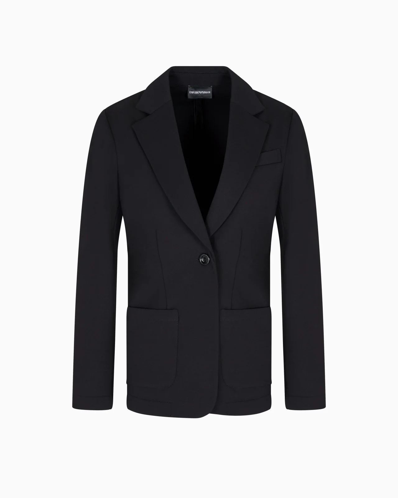 TRAVEL ESSENTIALS CAPSULE COLLECTION SINGLE-BREASTED BLAZER IN INTERLOCK JERSEY - 1