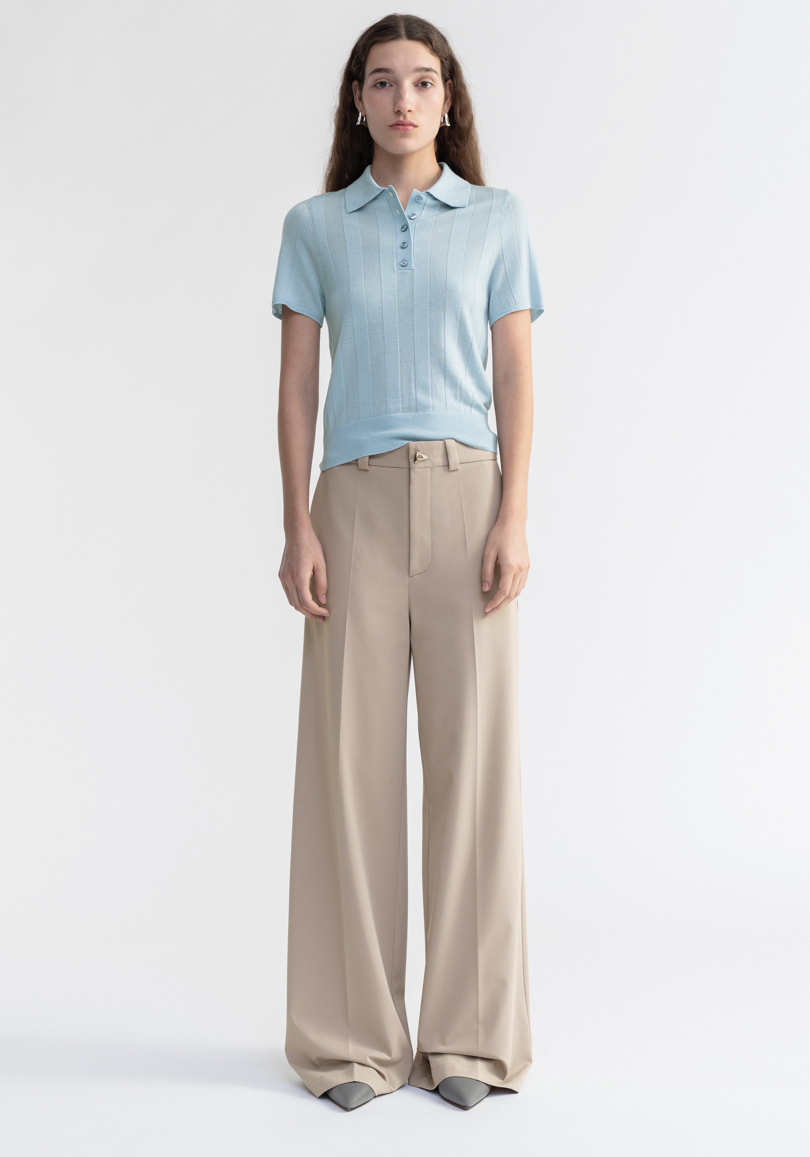 TOSCA
Extrafine merino wool polo - 3
