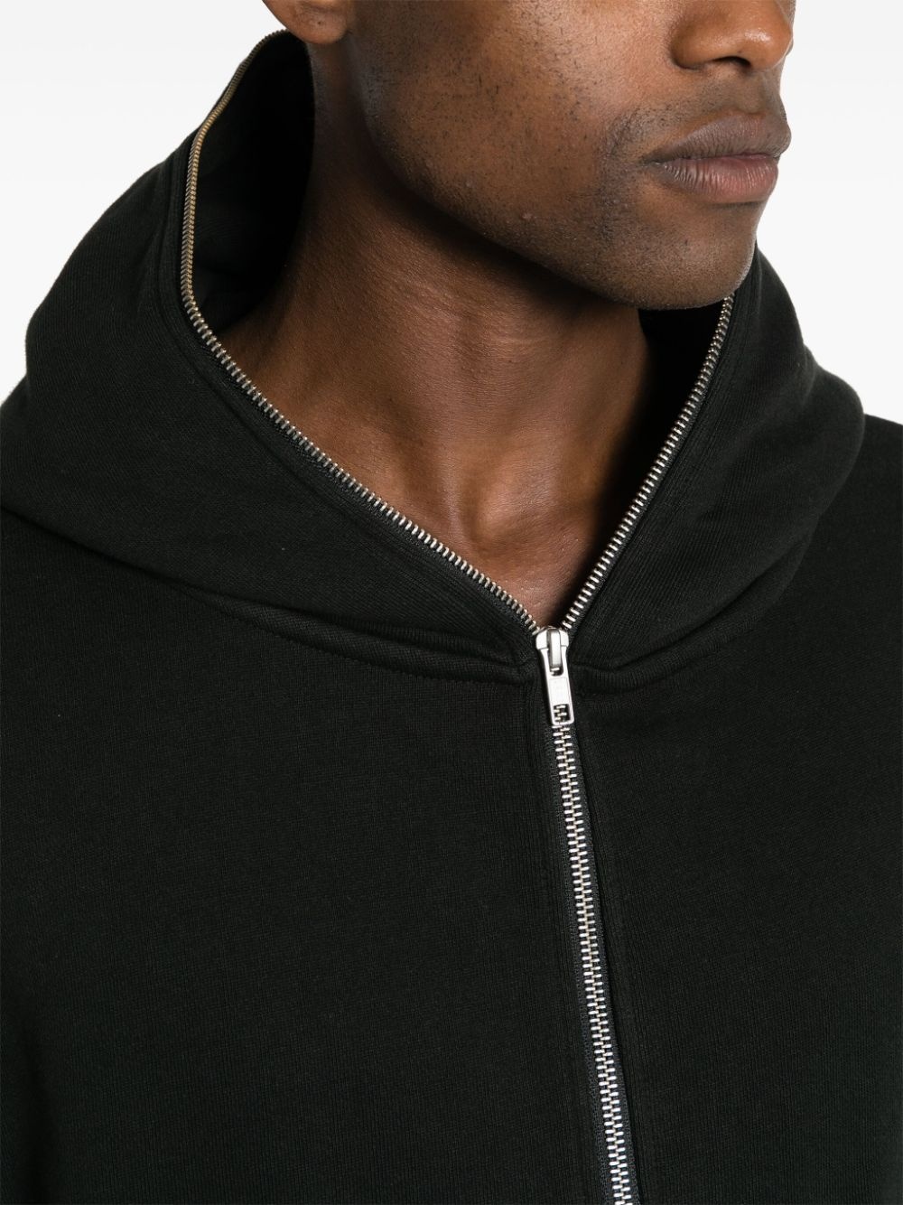organic-cotton zipped hoodie - 6