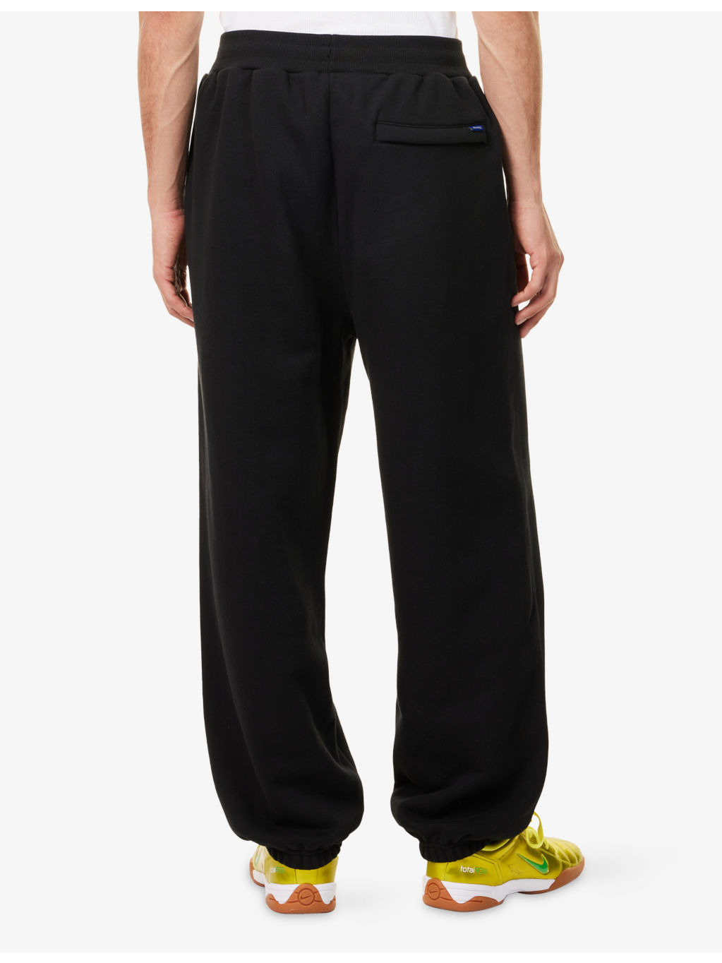 Classic Logo Wide-Leg Cotton-Jersey Jogging Bottoms - 4