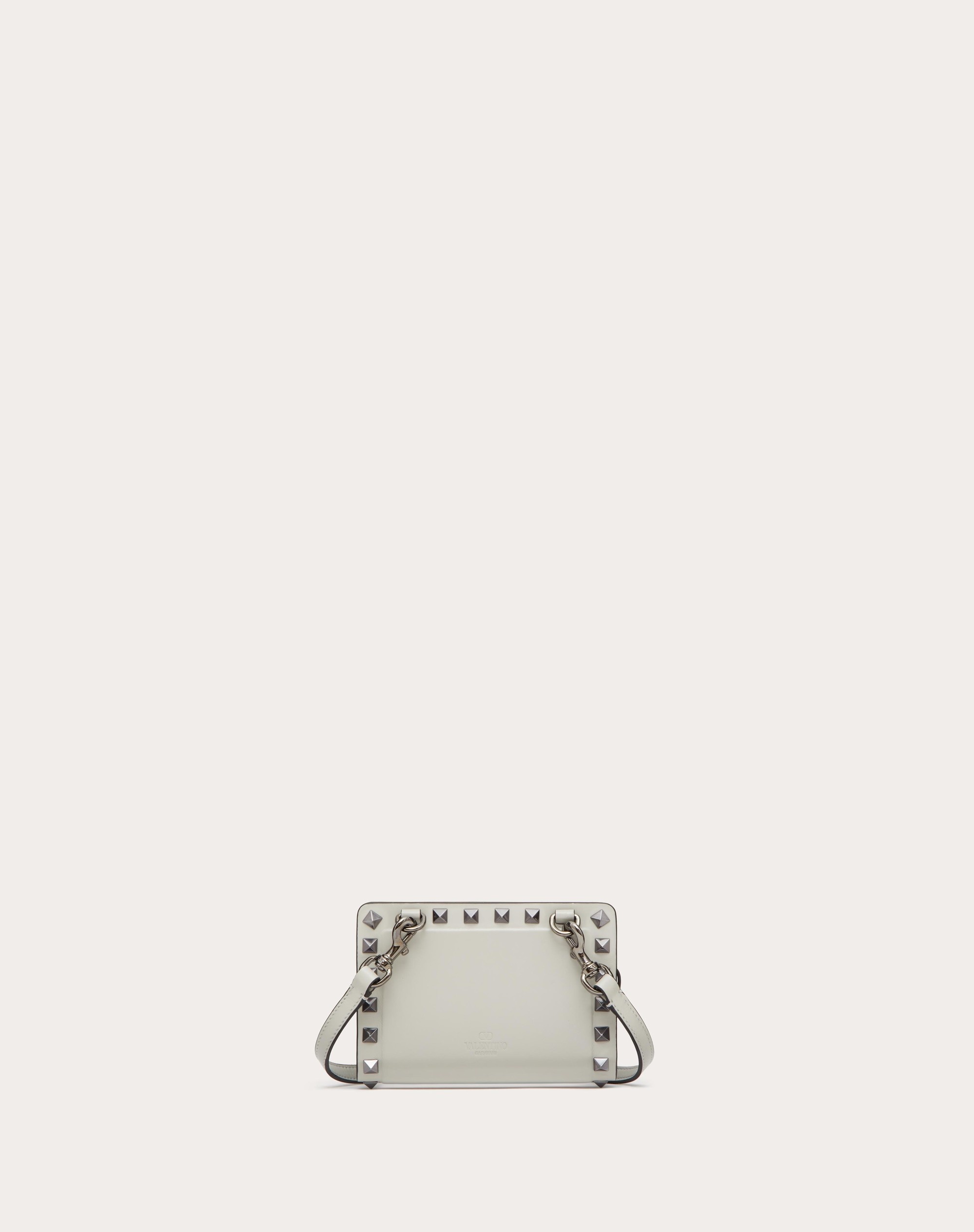 ROCKSTUD CALFSKIN NECK WALLET - 3