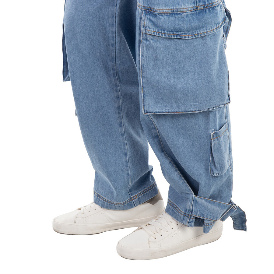 GCDS Cotton Denim Ultracargo Pants - 2