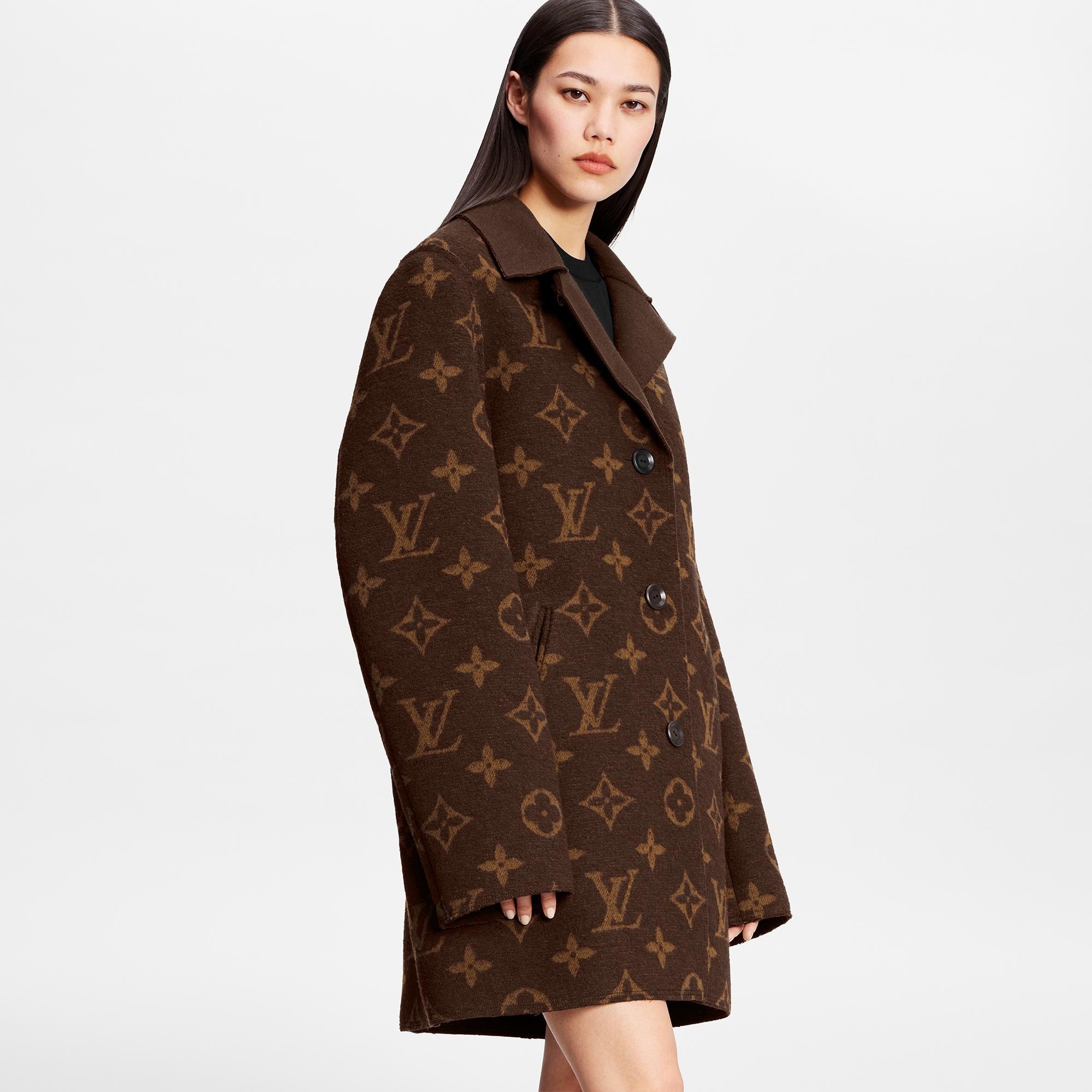 Raw Monogram Coat - 3