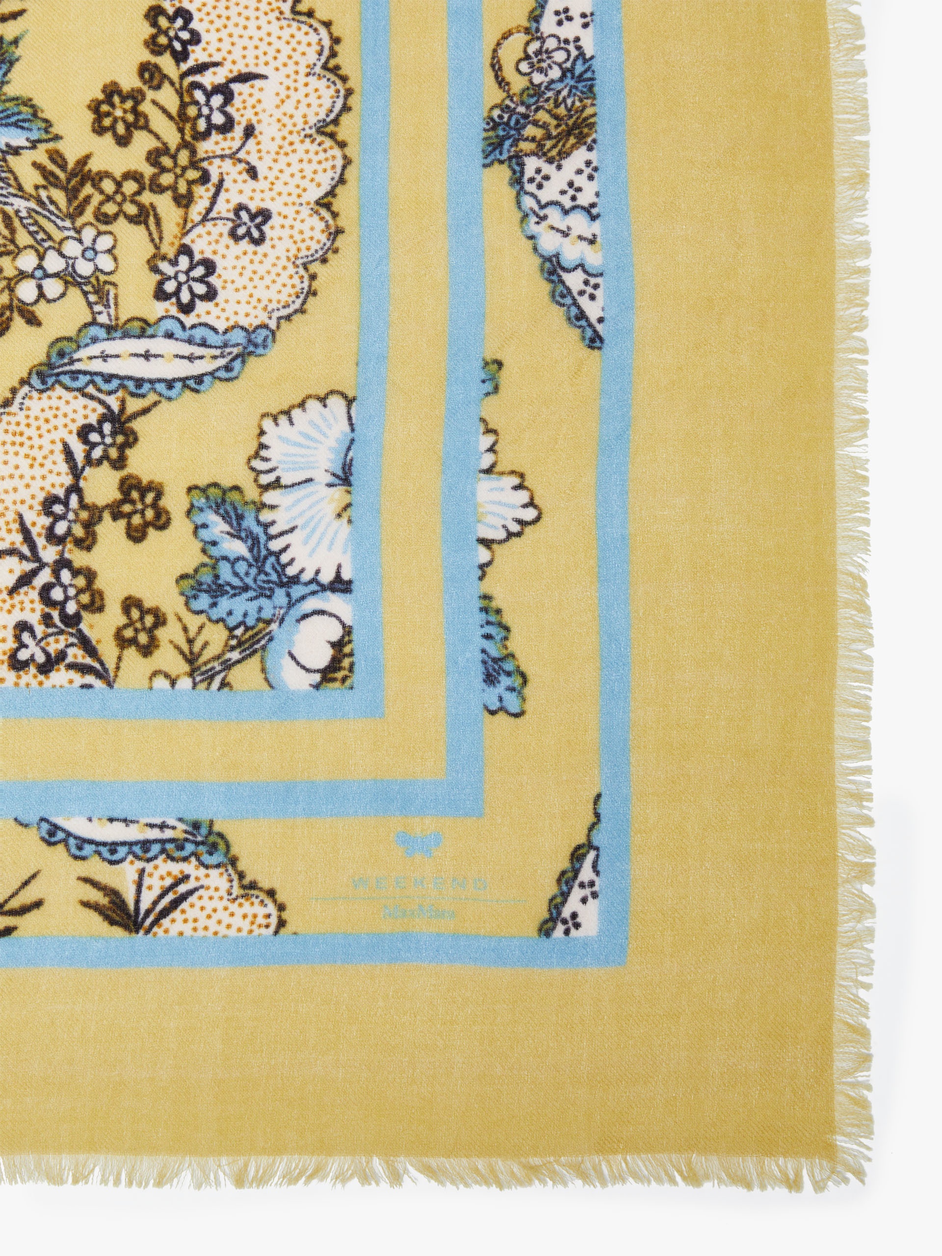 PILLY Printed wool shawl - 2