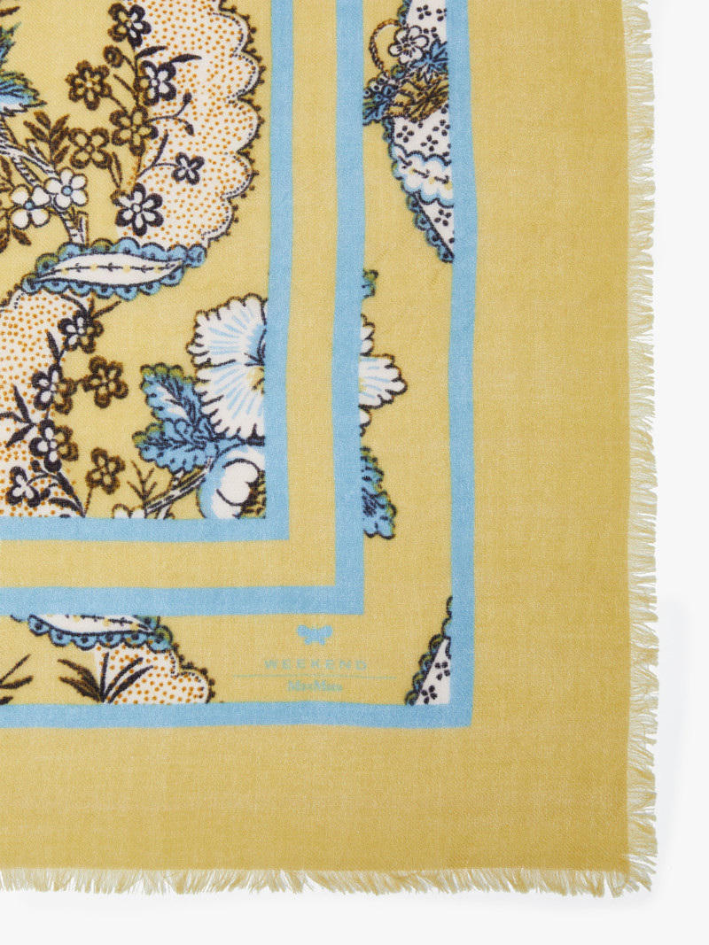 WEEKEND Max Mara PILLY Printed wool shawl outlook