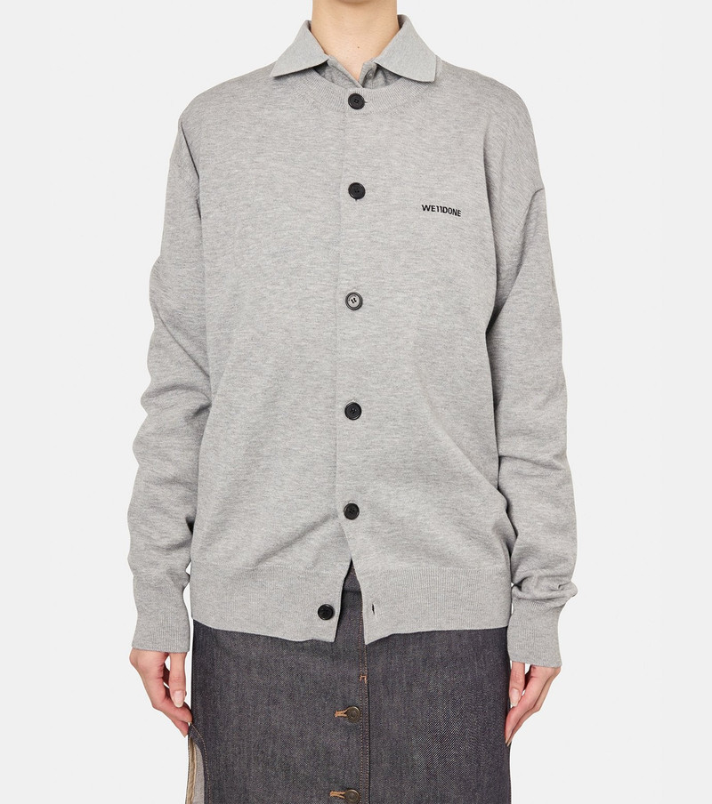 We11done CLASSIC KNIT CARDIGAN outlook