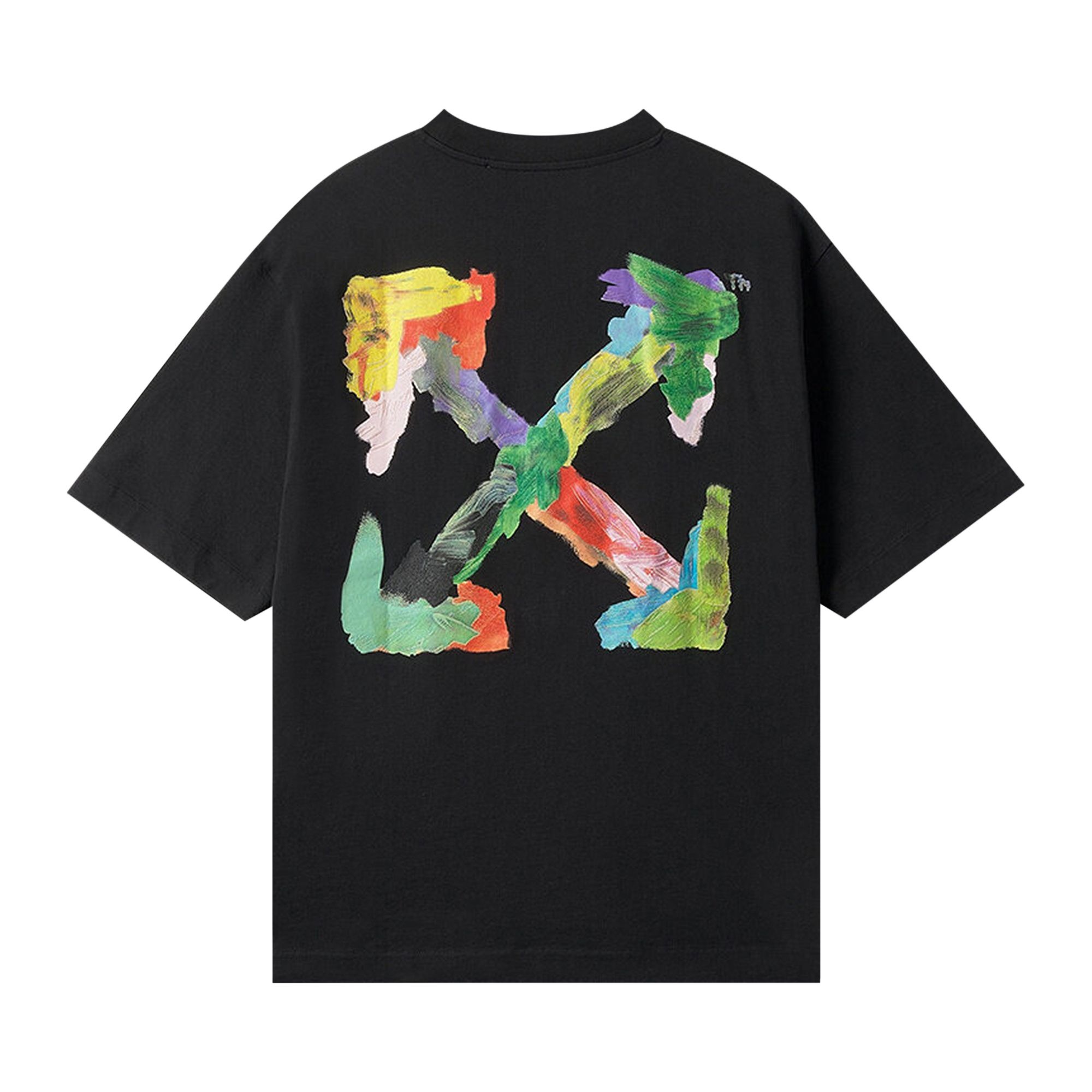 Off-White Brush Arrow Over Skate Short-Sleeve Tee 'White/Multicolor' - 2