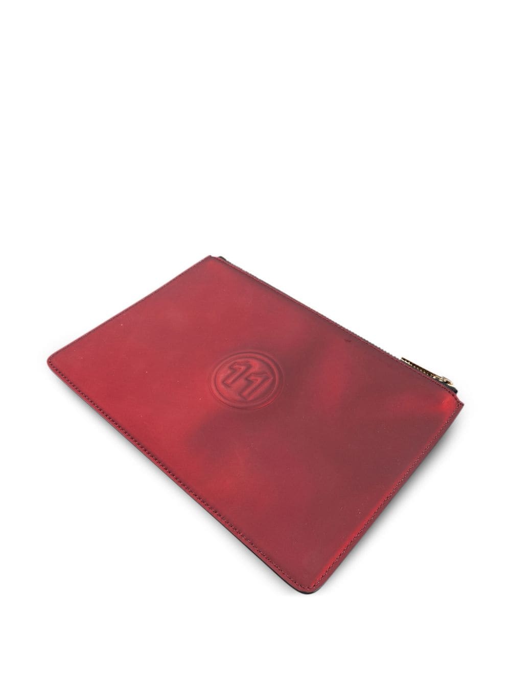 metallic leather clutch - 2
