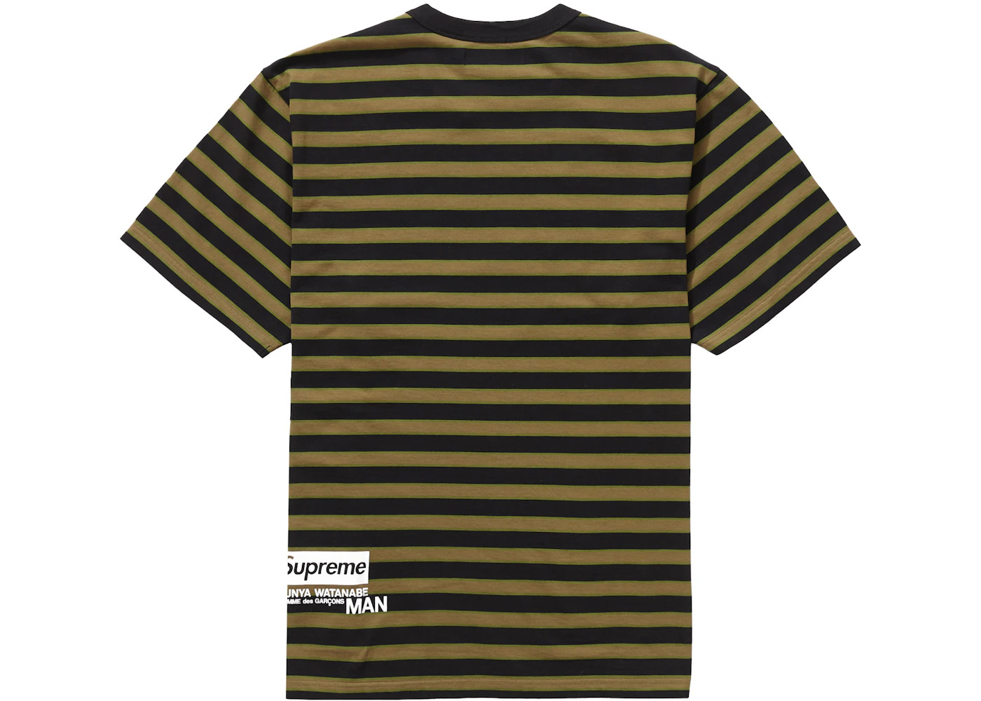 Supreme JUNYA WATANABE CDG MAN Stripe S/S Top Black - 2