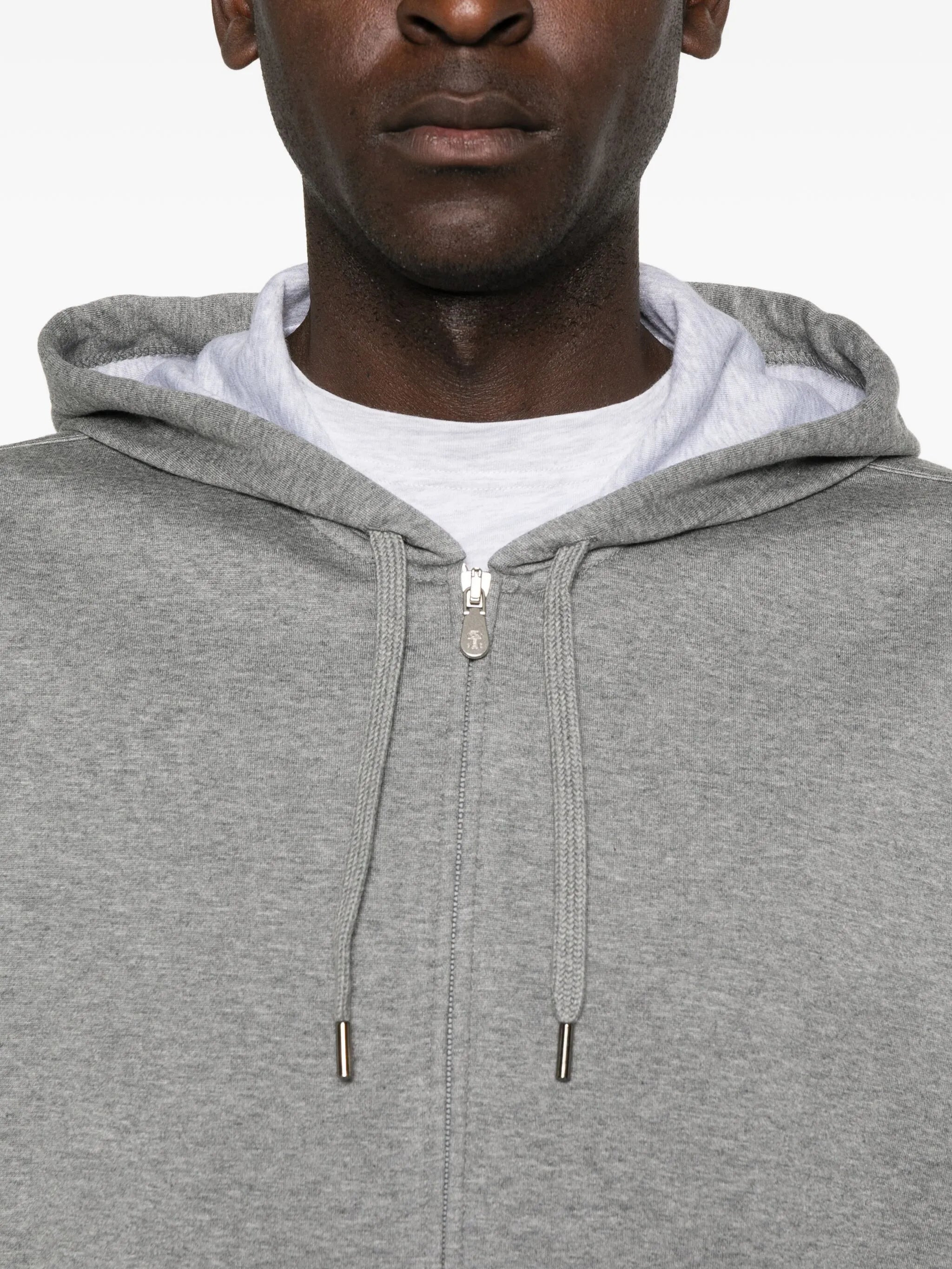 Brunello Cucinelli Hooded Zip-up Hoodie - 5
