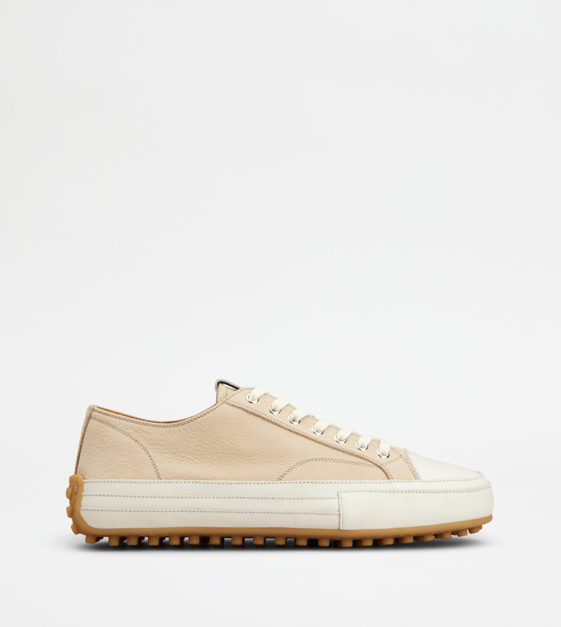 SNEAKERS IN NUBUCK - BEIGE 1