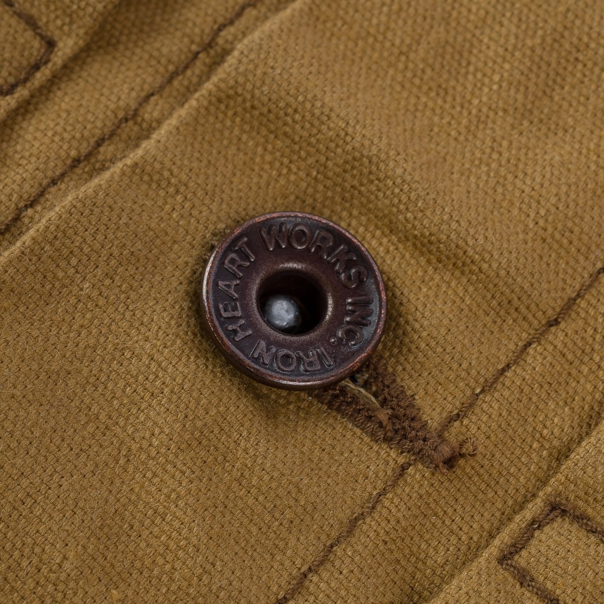 IHJ-134-MUS 9oz Paraffin Coated OX Type II Jacket - Mustard - 15