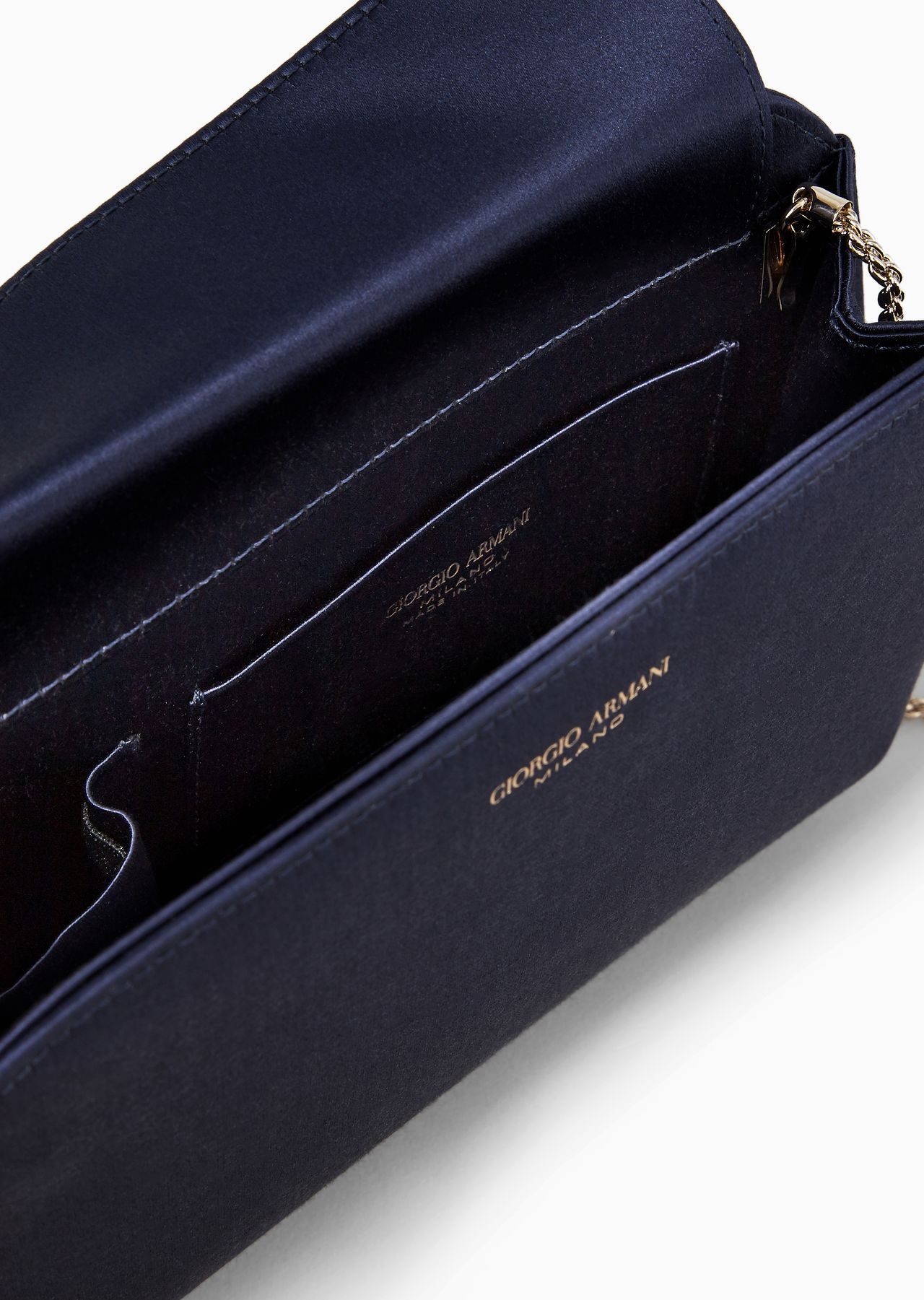 Satin La Prima clutch bag - 4