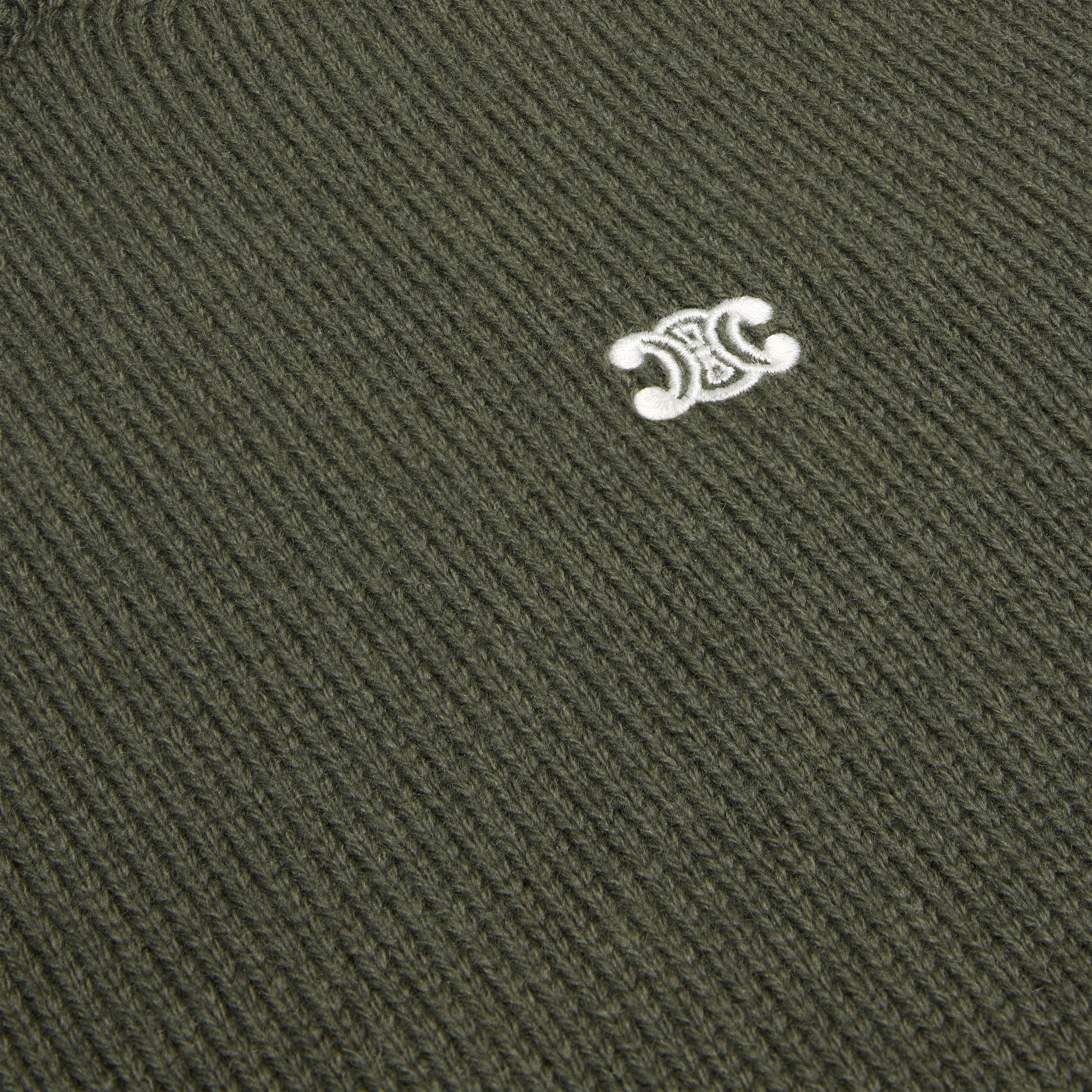 triomphe crew neck sweater in wool and cashmere - 4
