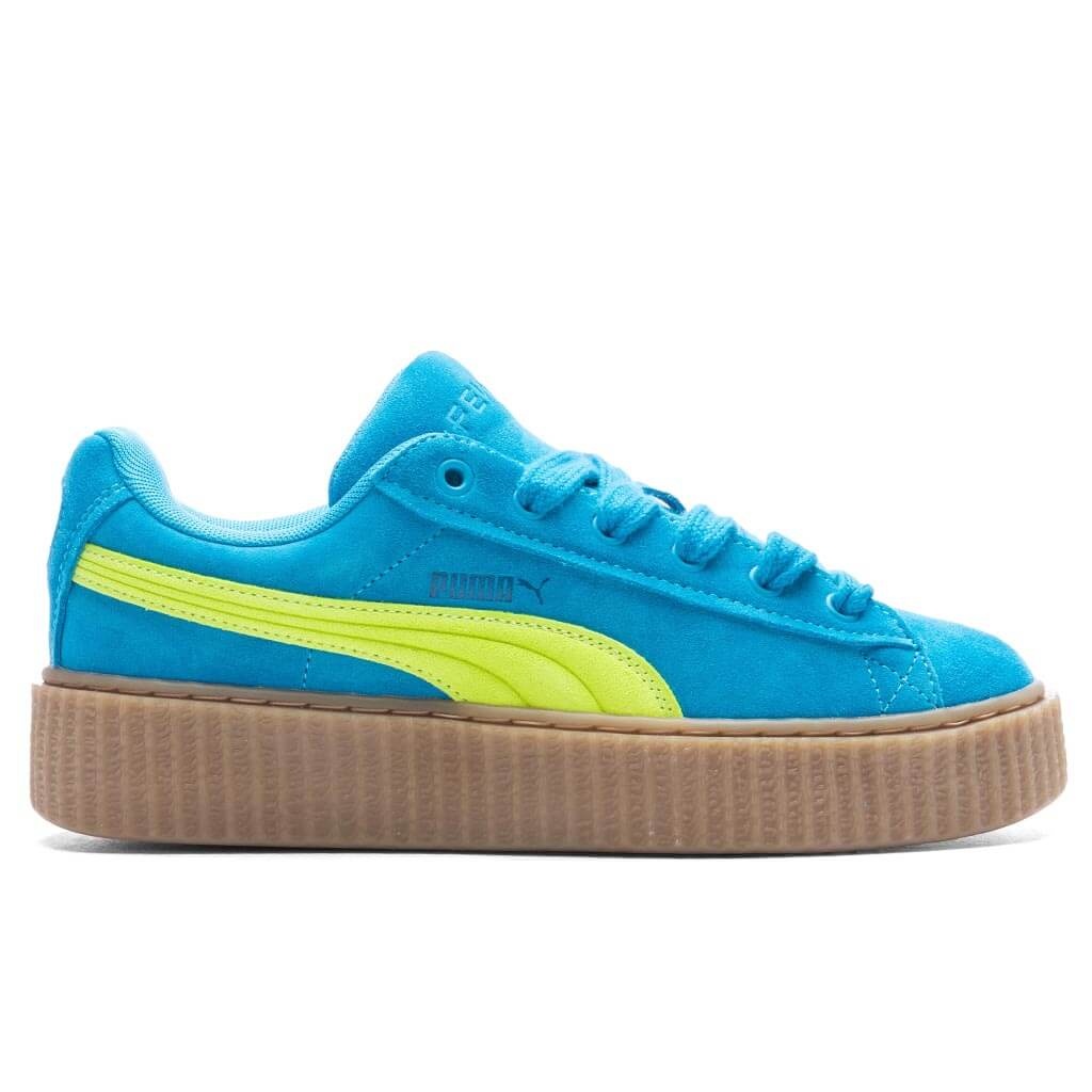 PUMA X FENTY WOMEN'S CREEPER PHATTY - SPEED BLUE/LIME POW/GUM - 1
