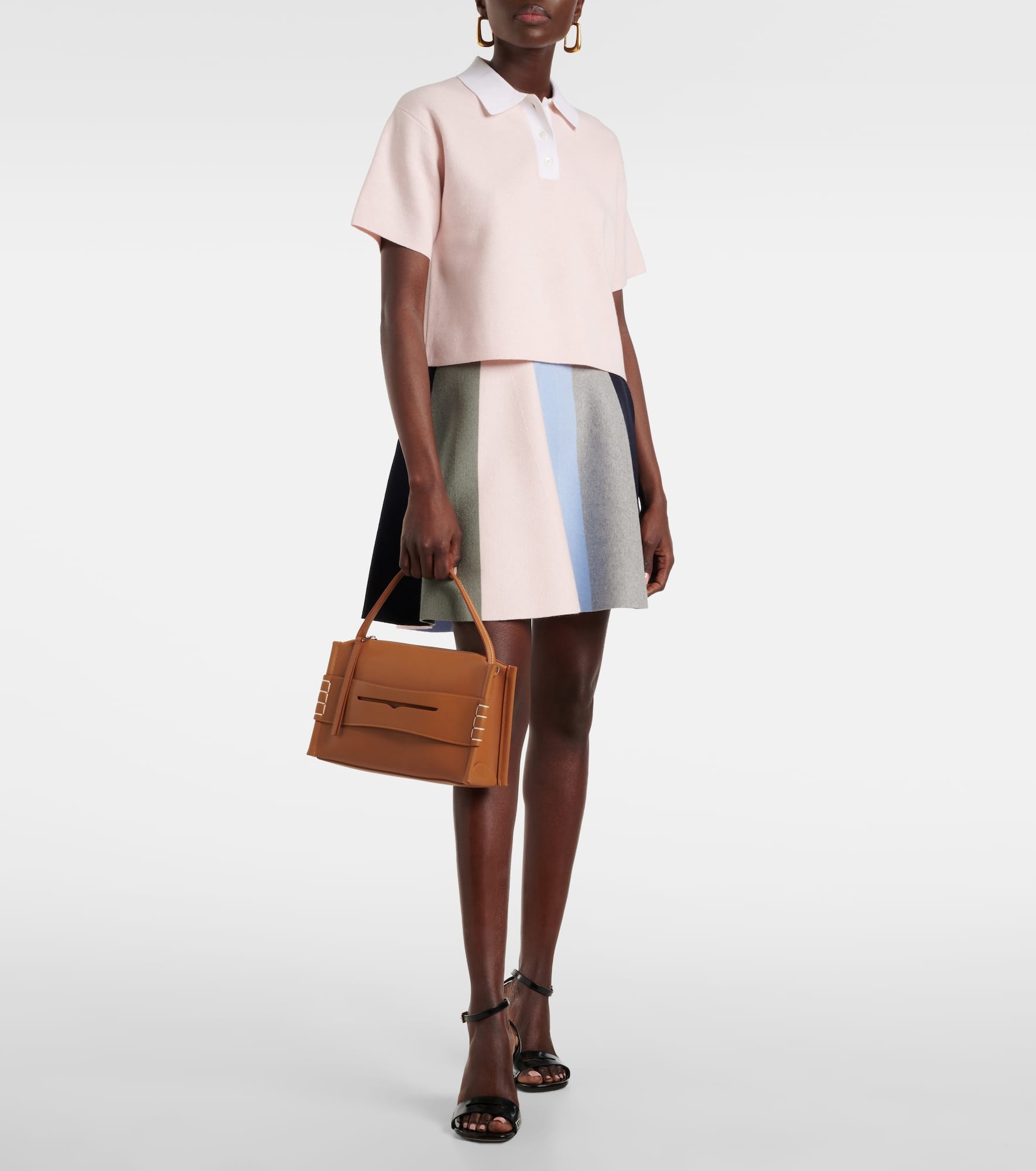 Loafer leather shoulder bag - 5