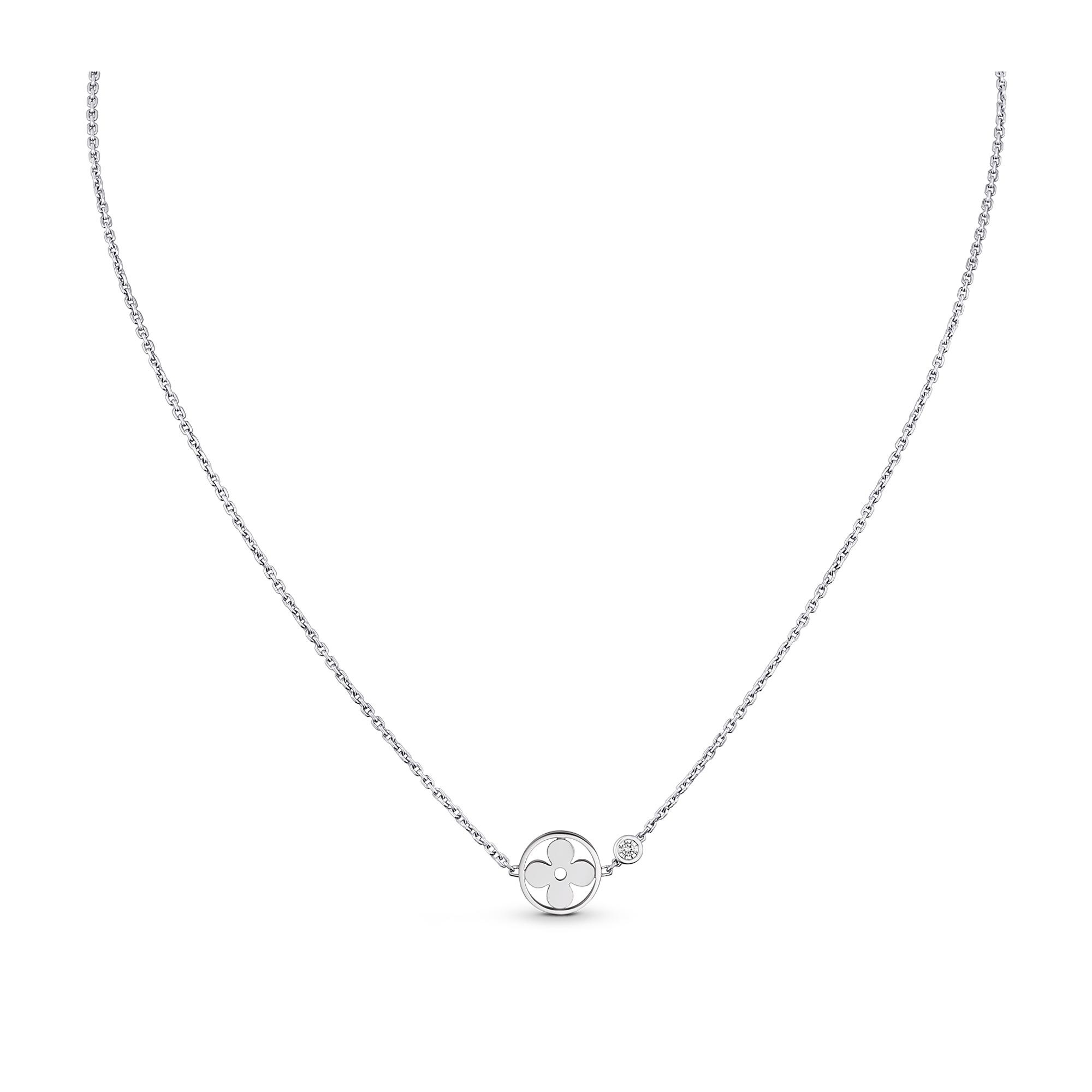 Idylle Blossom pendant, white gold and diamond - 1