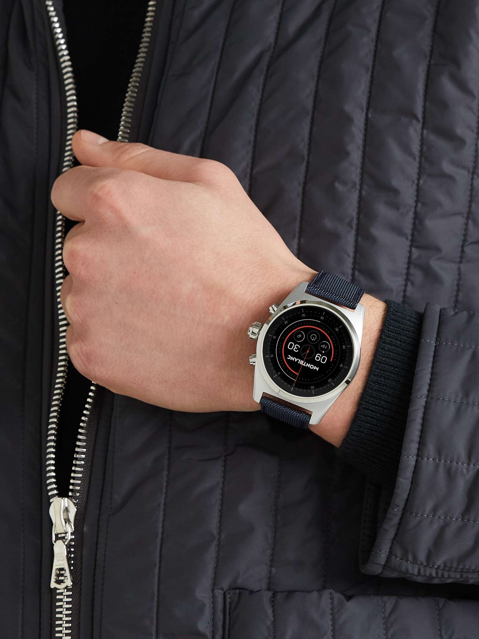 Summit Lite 43mm Aluminium and Nylon Smart Watch, Ref. No. 128411 - 2