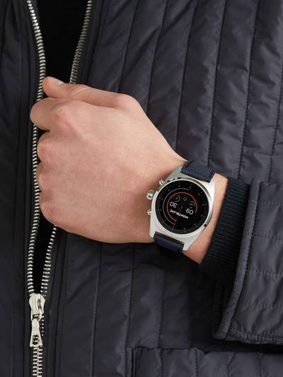 Montblanc Summit Lite 43mm Aluminium and Nylon Smart Watch, Ref. No. 128411 outlook
