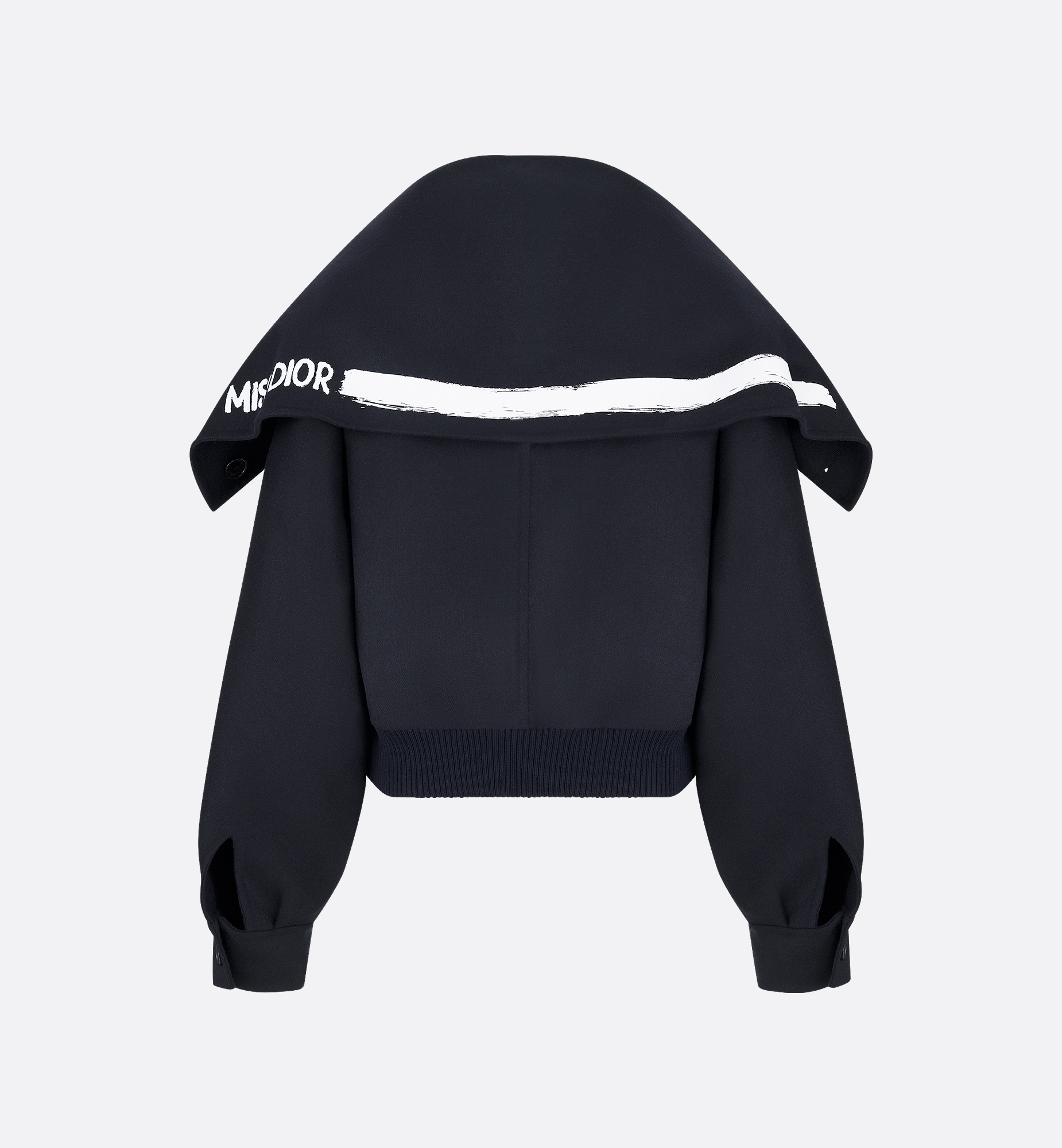 Dior Bomber Jacket with Oversized Collar | dior | REVERSIBLE