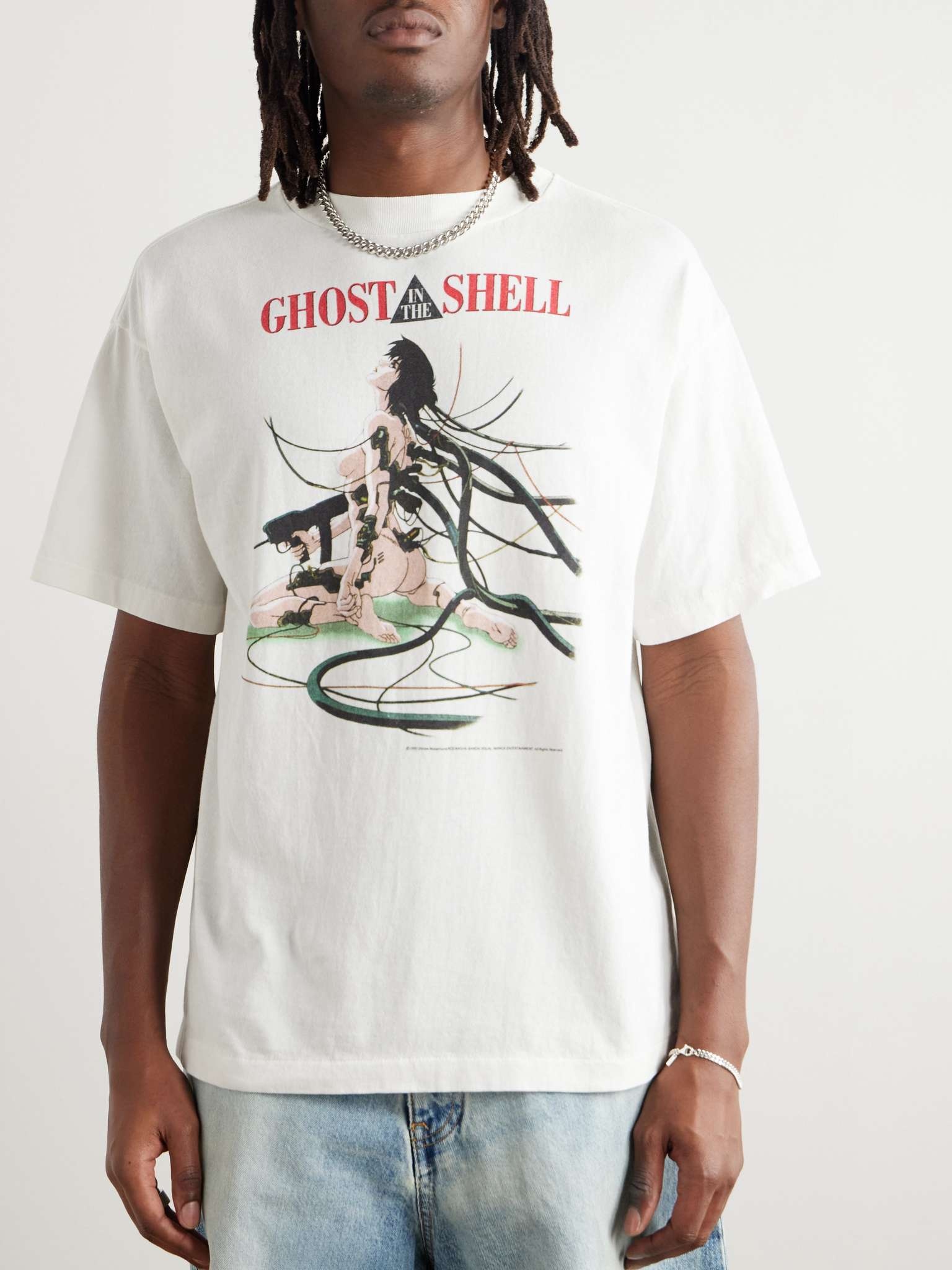 + Ghost in the Shell Printed Cotton-Jersey T-Shirt - 4
