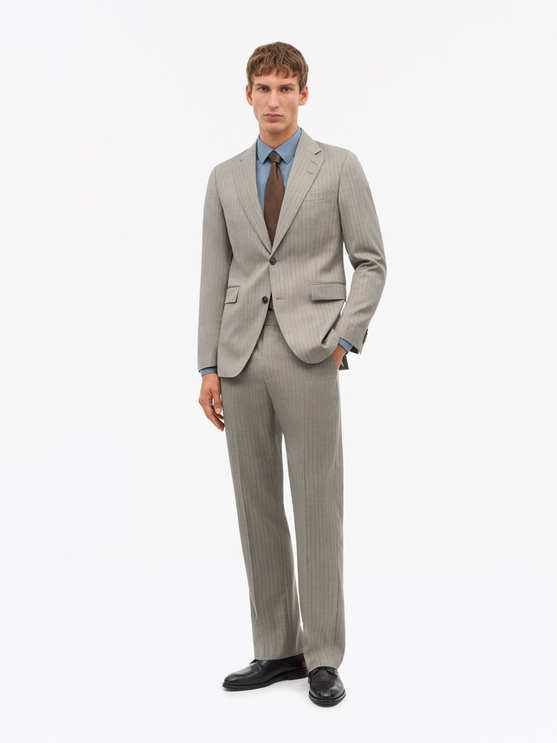 Ease Pinstriped Wool Jacket 4