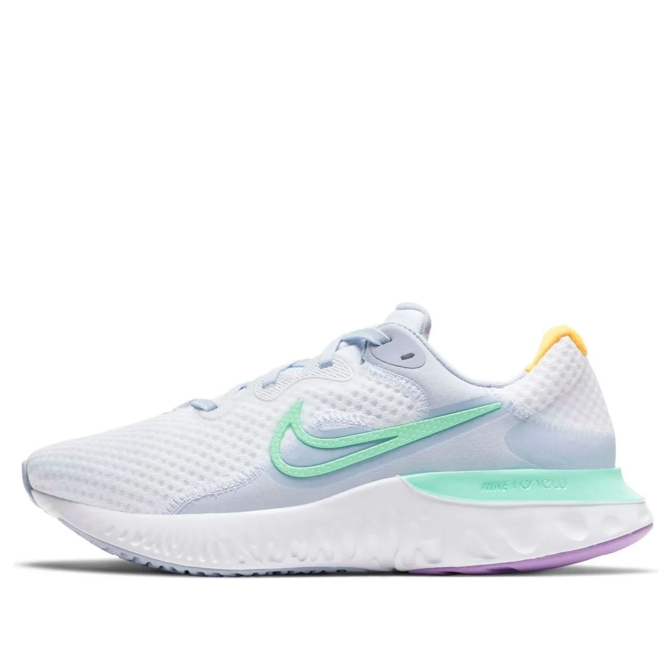 (WMNS) Nike Renew Run 2 'White Green Glow' CU3505-103 - 1