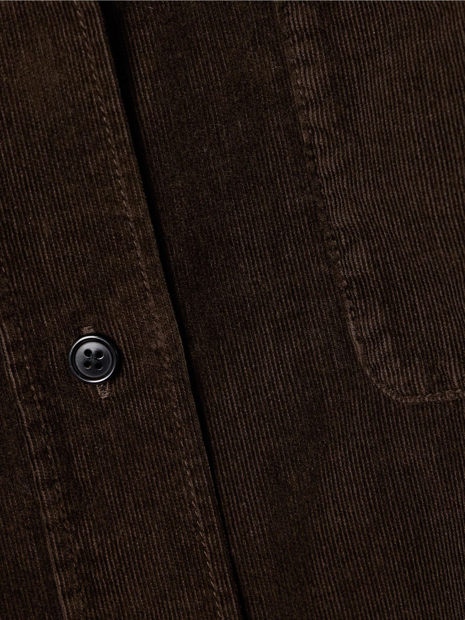 Nesson cotton-corduroy shirt Brown - 5