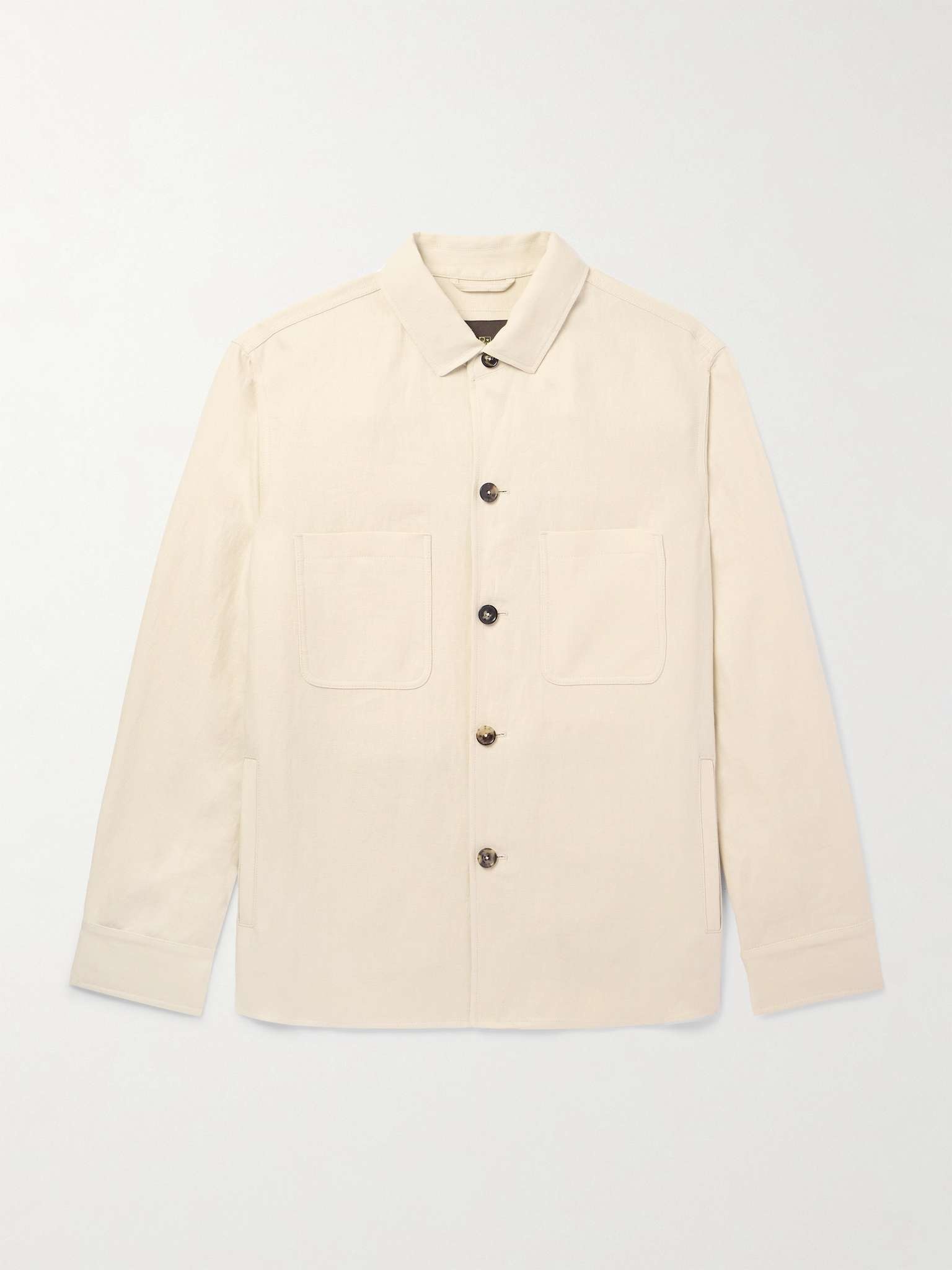 Evando Linen-Twill Overshirt - 1