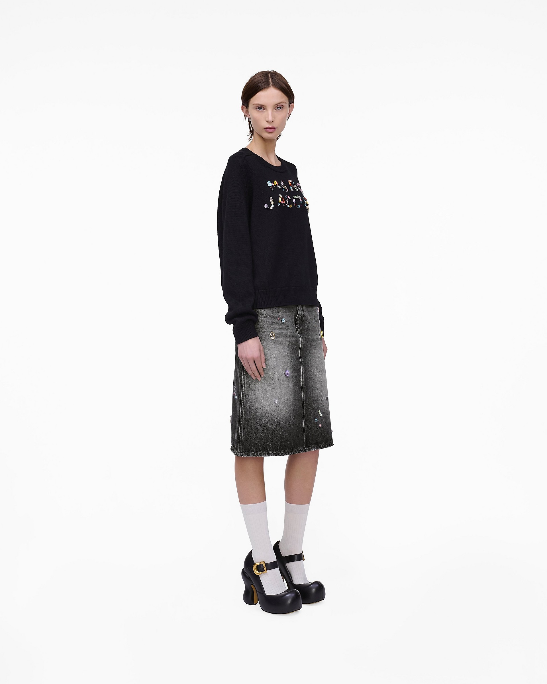 GEM KNIT LOGO CREWNECK - 3