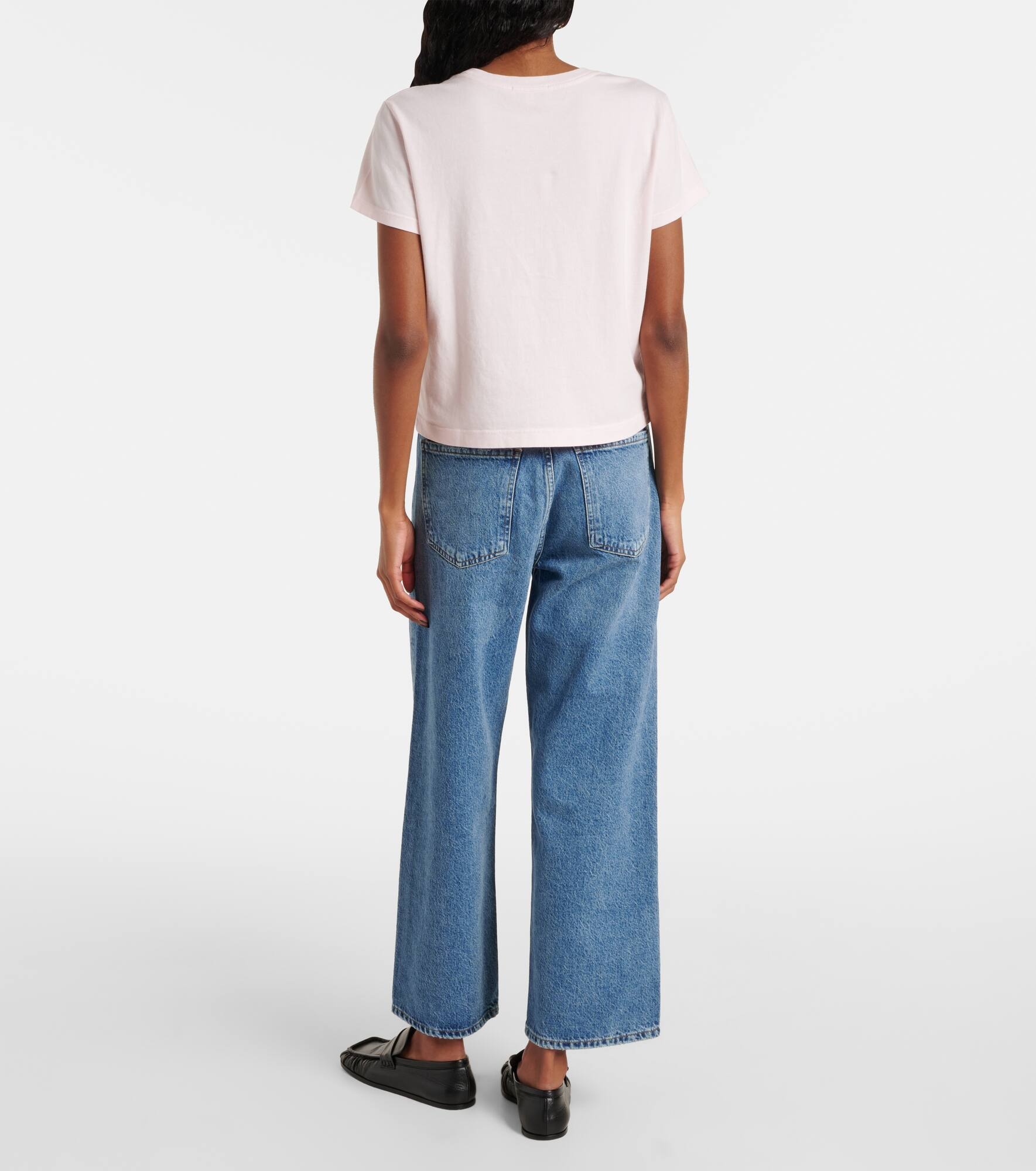 Adine Shrunken cotton jersey T-shirt - 3