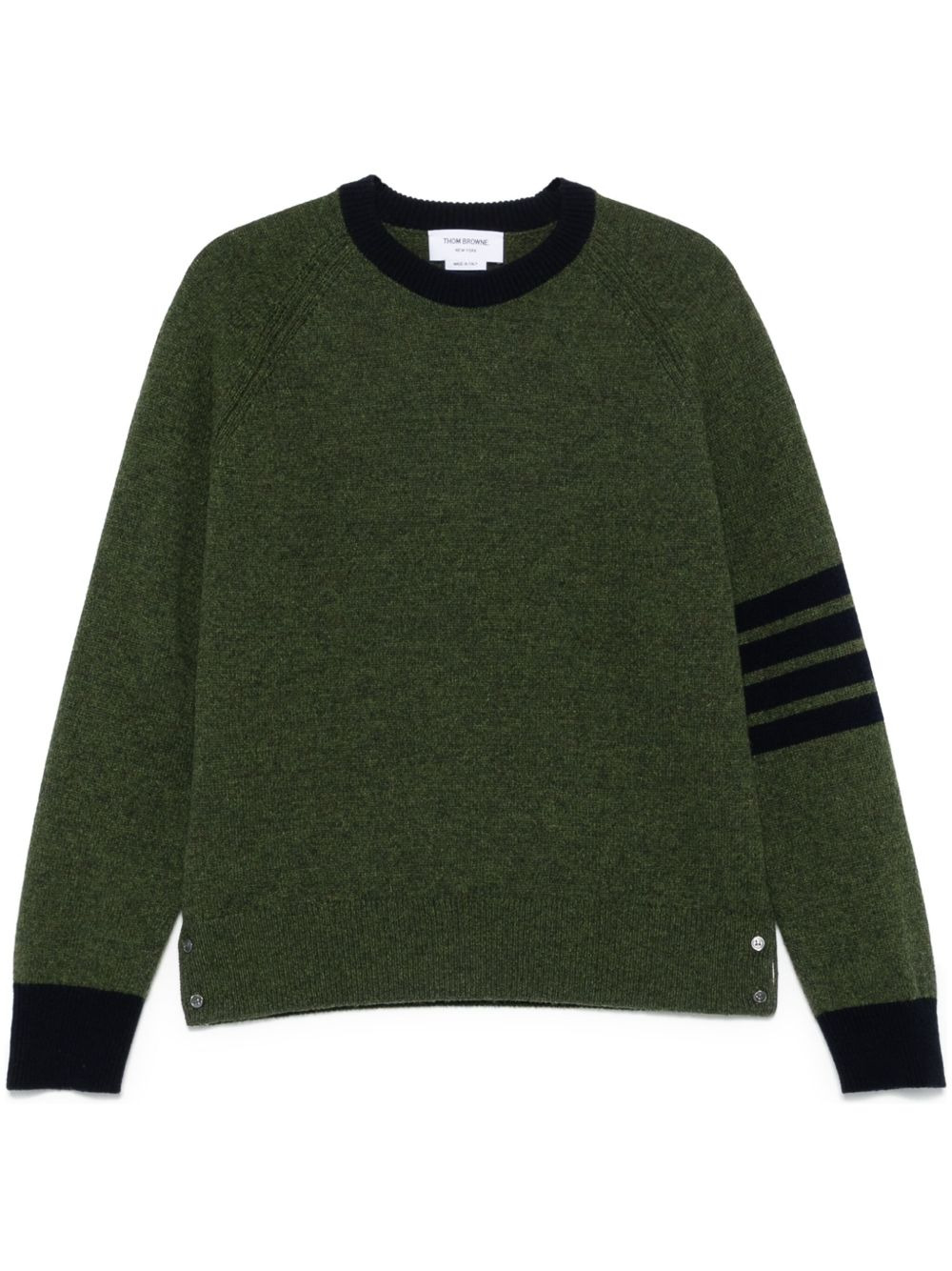 4 Bar Stripe shetland wool sweater - 1